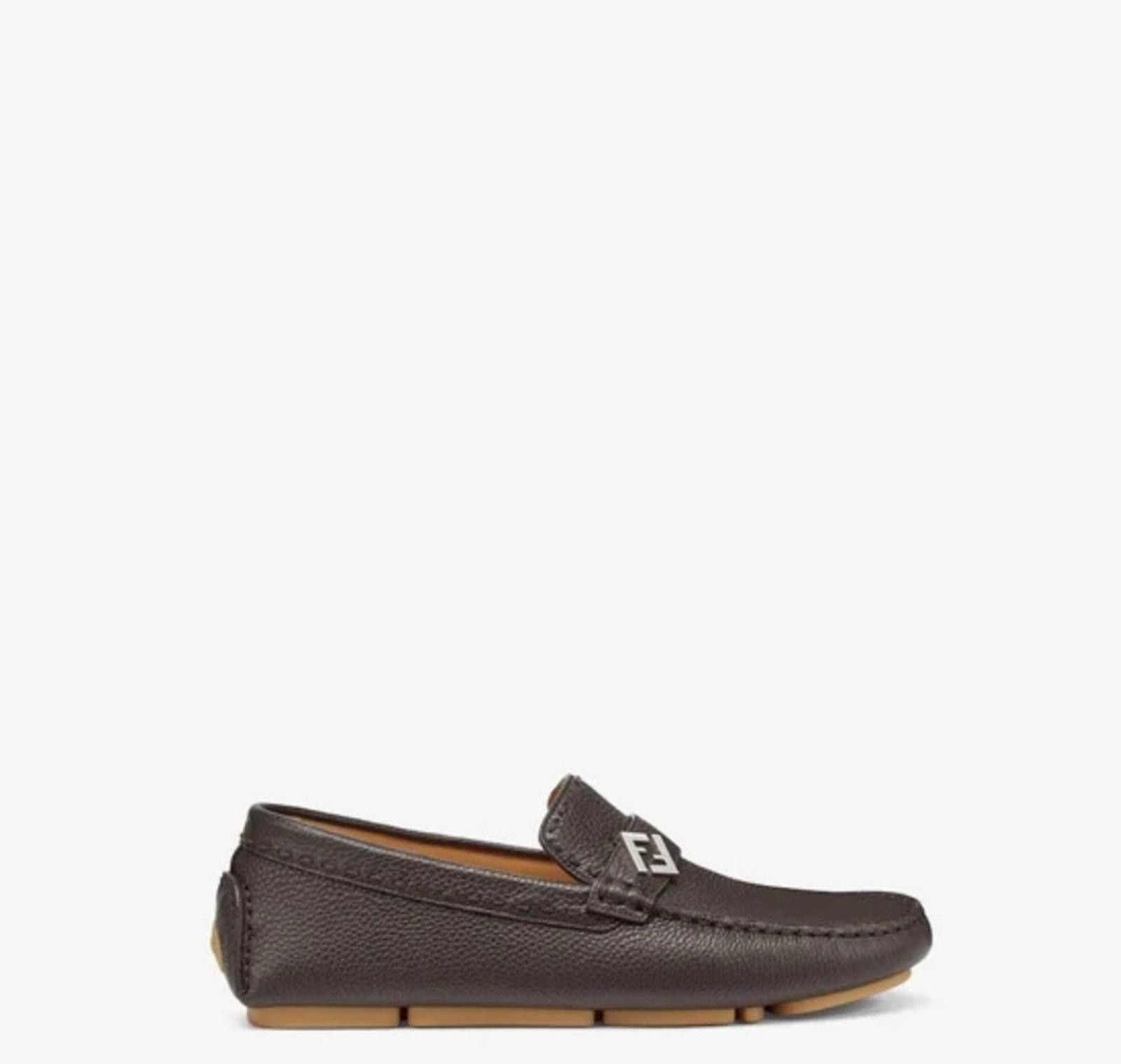 Fendi Fendi FF Metal Driving Loafers Size US 9 / EU 42 - 1 Thumbnail