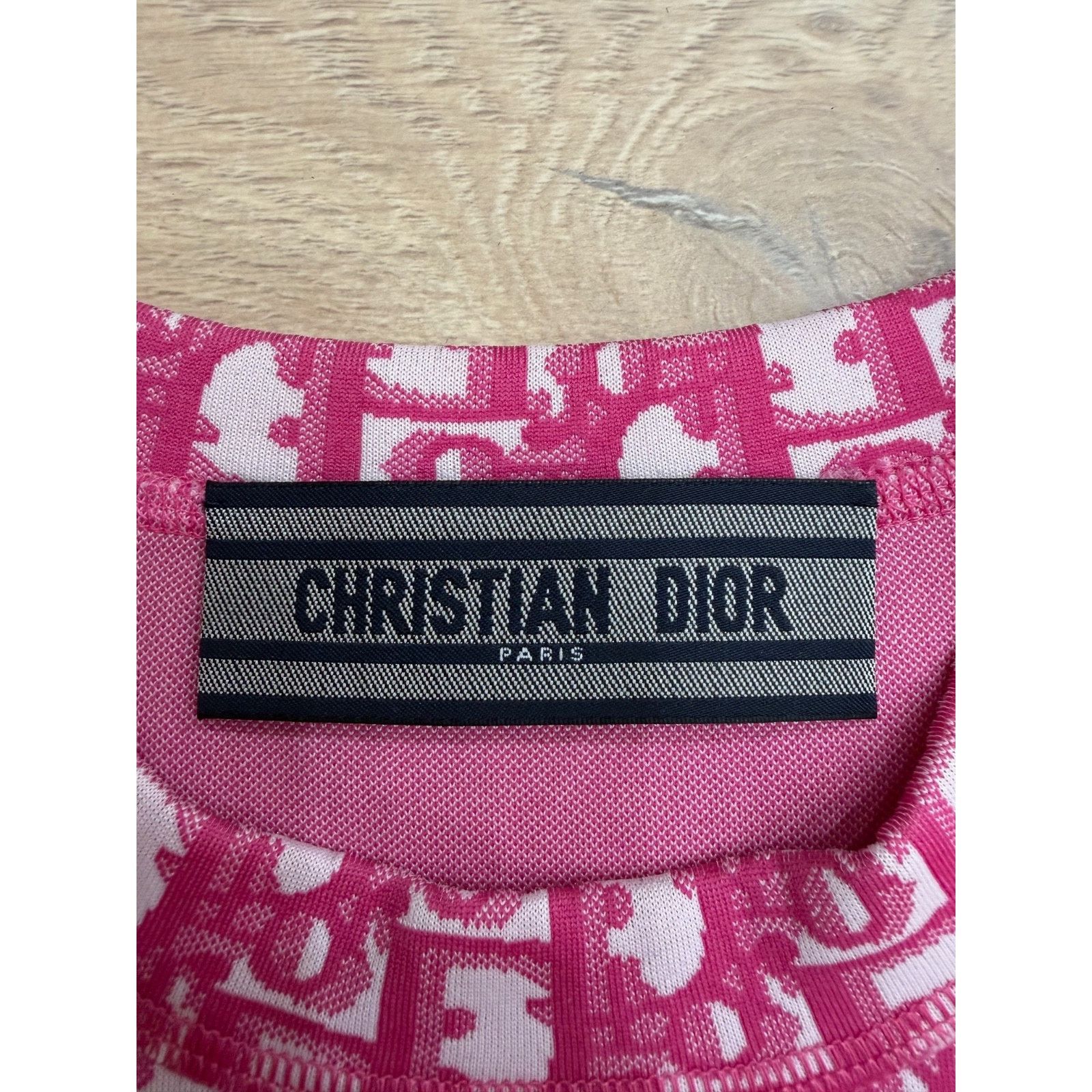 Dior Dior Jacquard Oblique Logo Pink White Short Sleeve Shirt 34 Size XS / US 0-2 / IT 36-38 - 10 Thumbnail