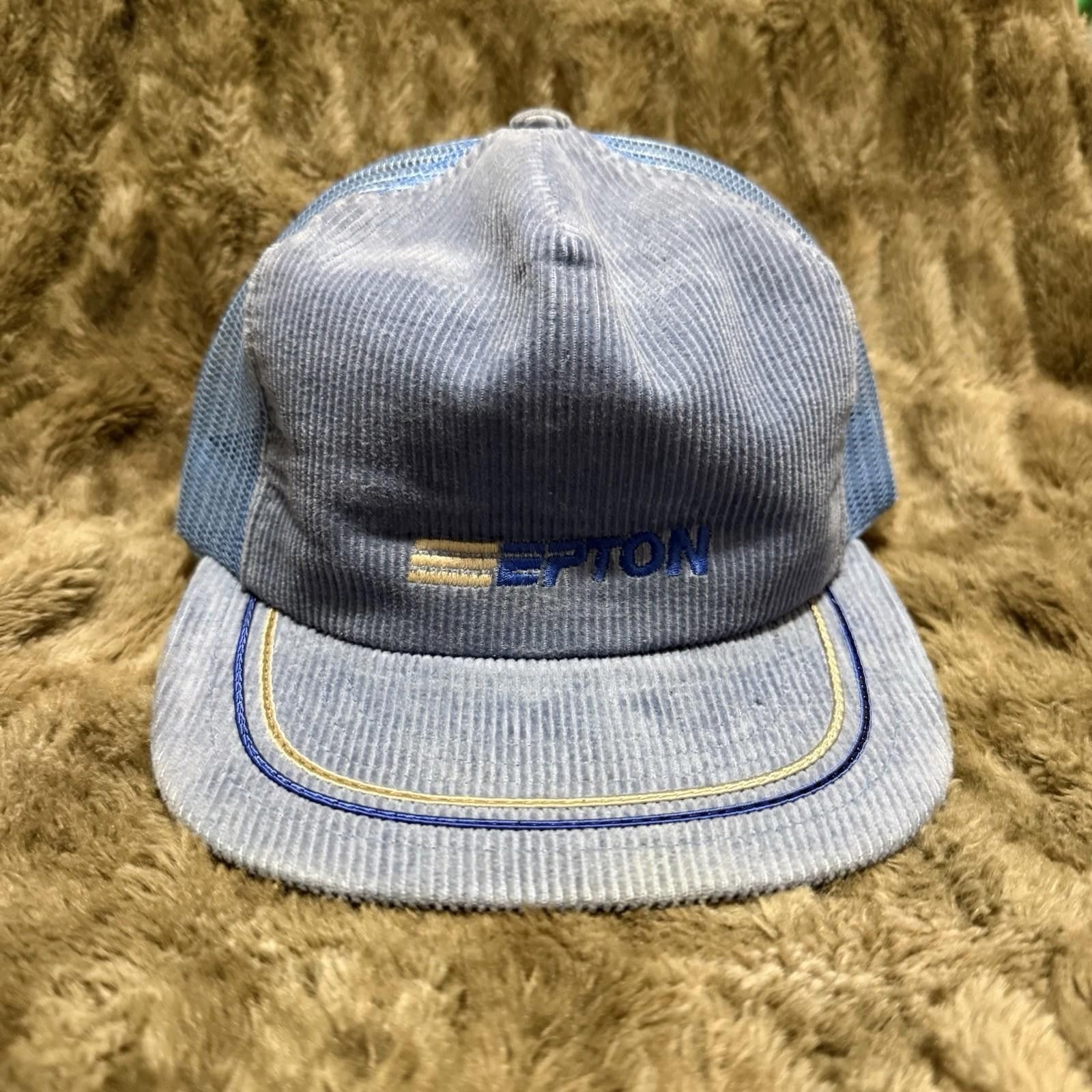 Eton Vintage 80s Epton Railroad USA Trucker Hat O/S Men’s Size ONE SIZE - 1 Thumbnail