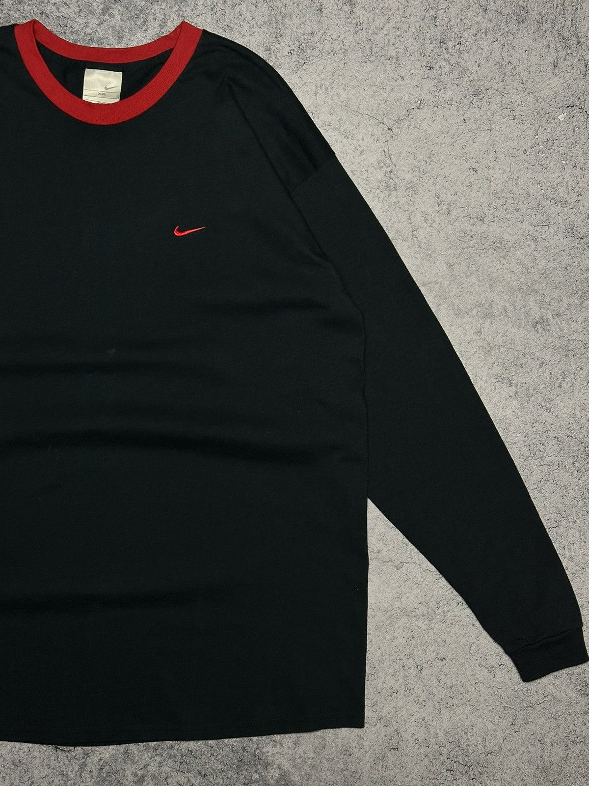 Nike Vintage Nike Swoosh Long Sleeve Shirt Size US XXL / EU 58 / 5 - 3 Thumbnail
