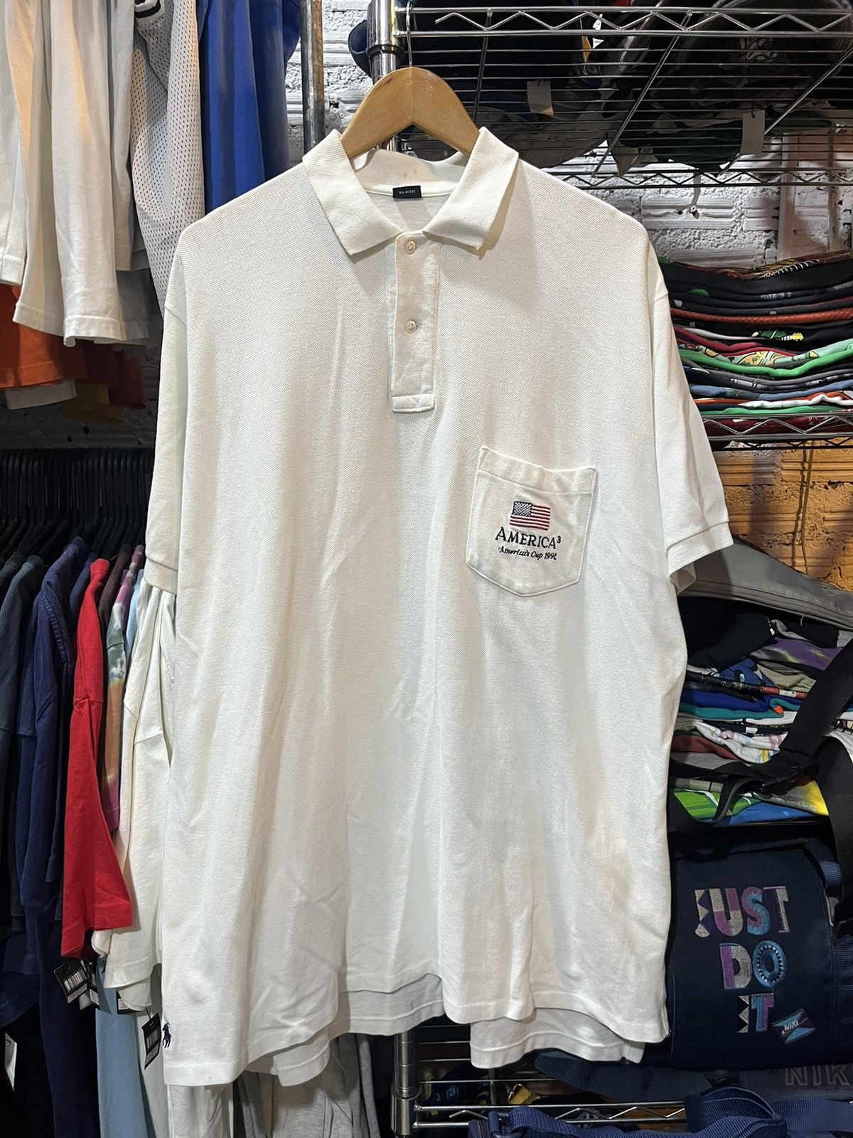 Polo Ralph Lauren Polo Ralph Lauren America’s Cup 1992s Pony Shirt Size US XL / EU 56 / 4 - 1 Thumbnail
