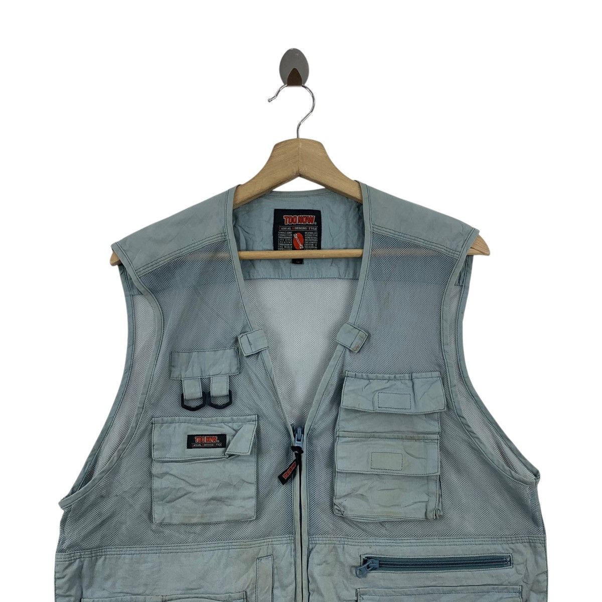 Japanese Brand TOO NOW Japanese Brand Multi Pockets Fishing Tactical Vest Size US L / EU 52-54 / 3 - 2 Thumbnail