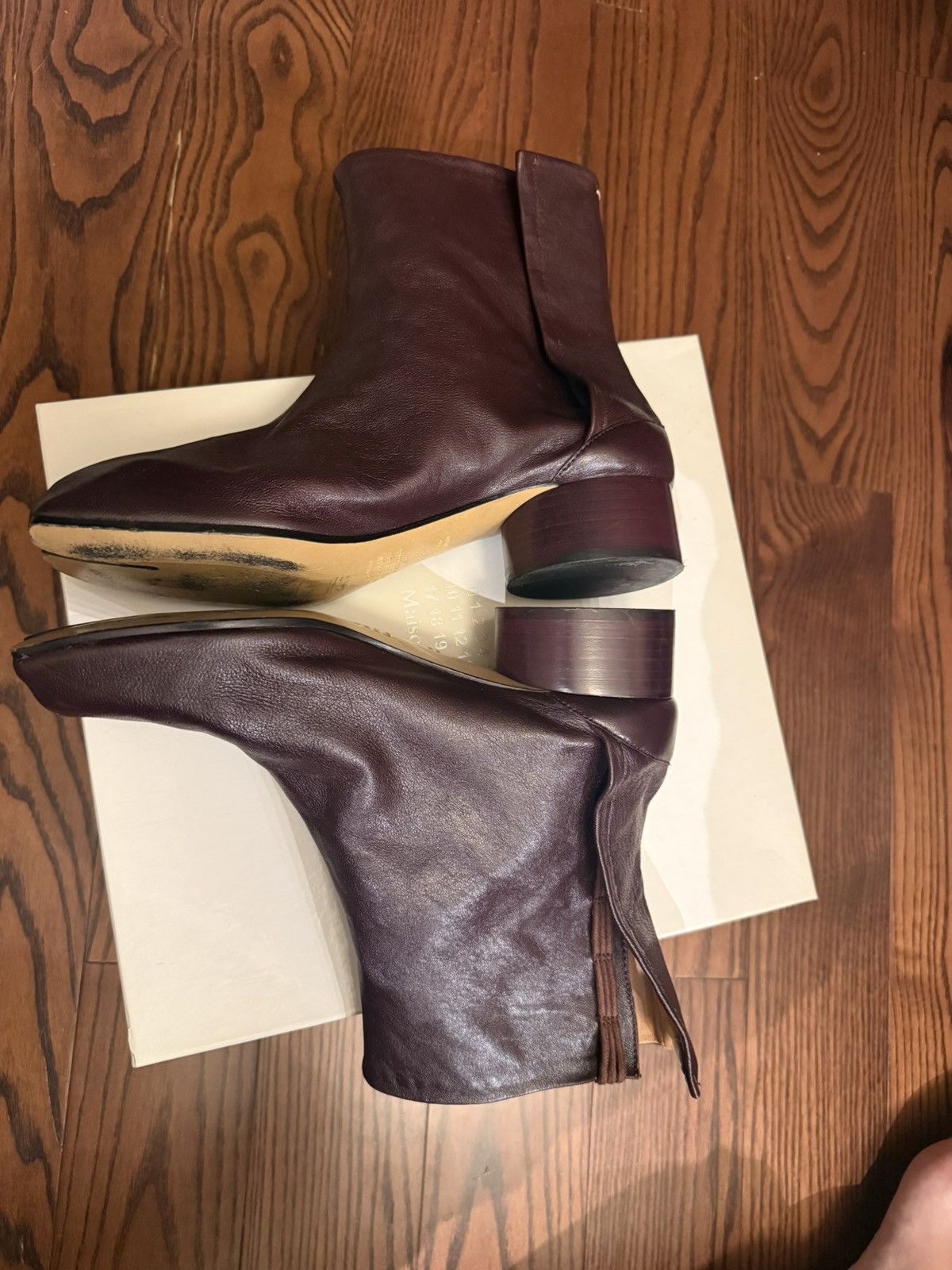 Maison Margiela Masion margiela dark purple tabi boot EU40 Size US 9 / IT 39 - 3 Thumbnail