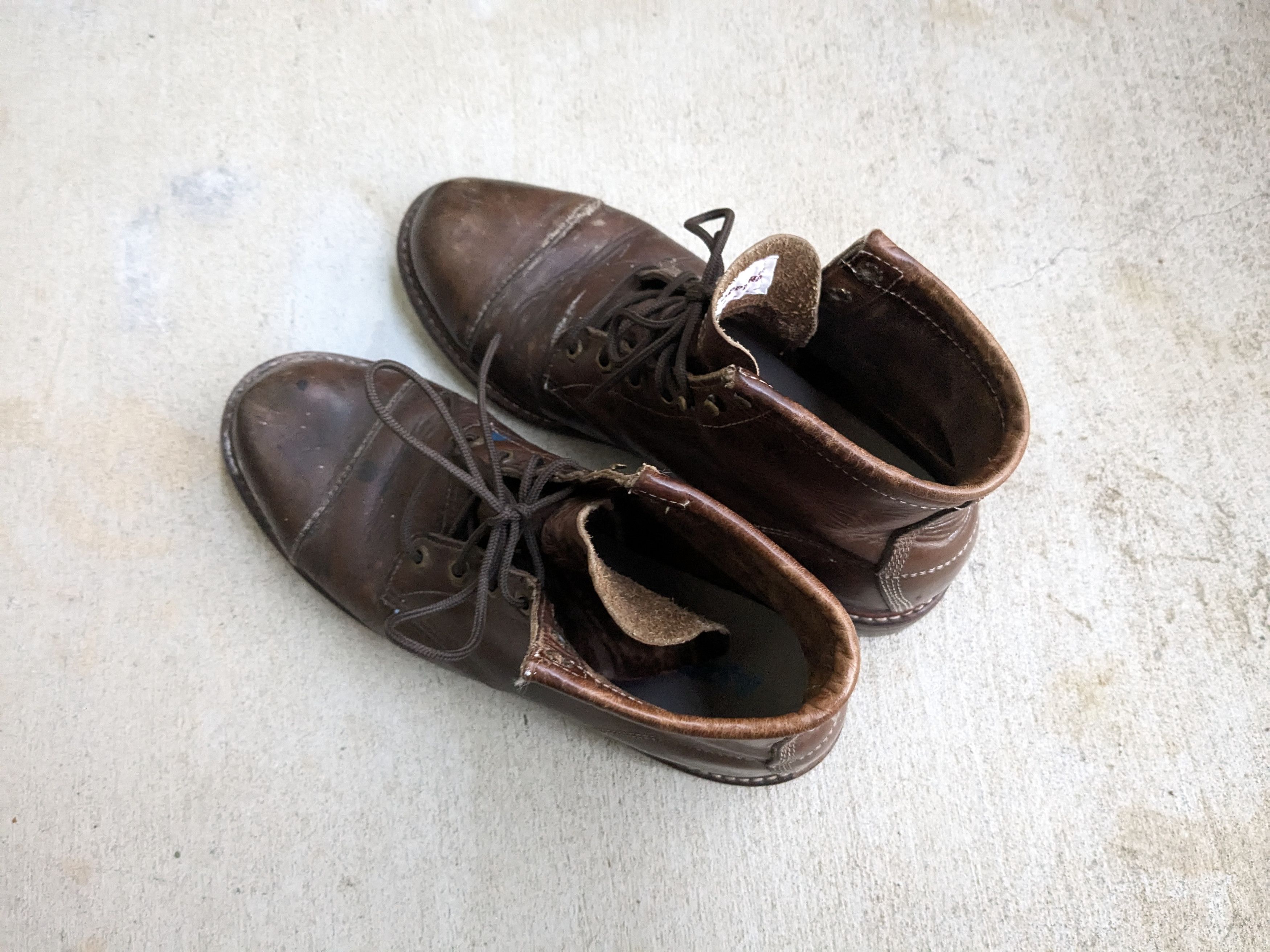 Chippewa × Vintage Chippewa Boots Brown 10 Leather Rubber Combat Work Vibram Size US 10 / EU 43 - 12 Thumbnail