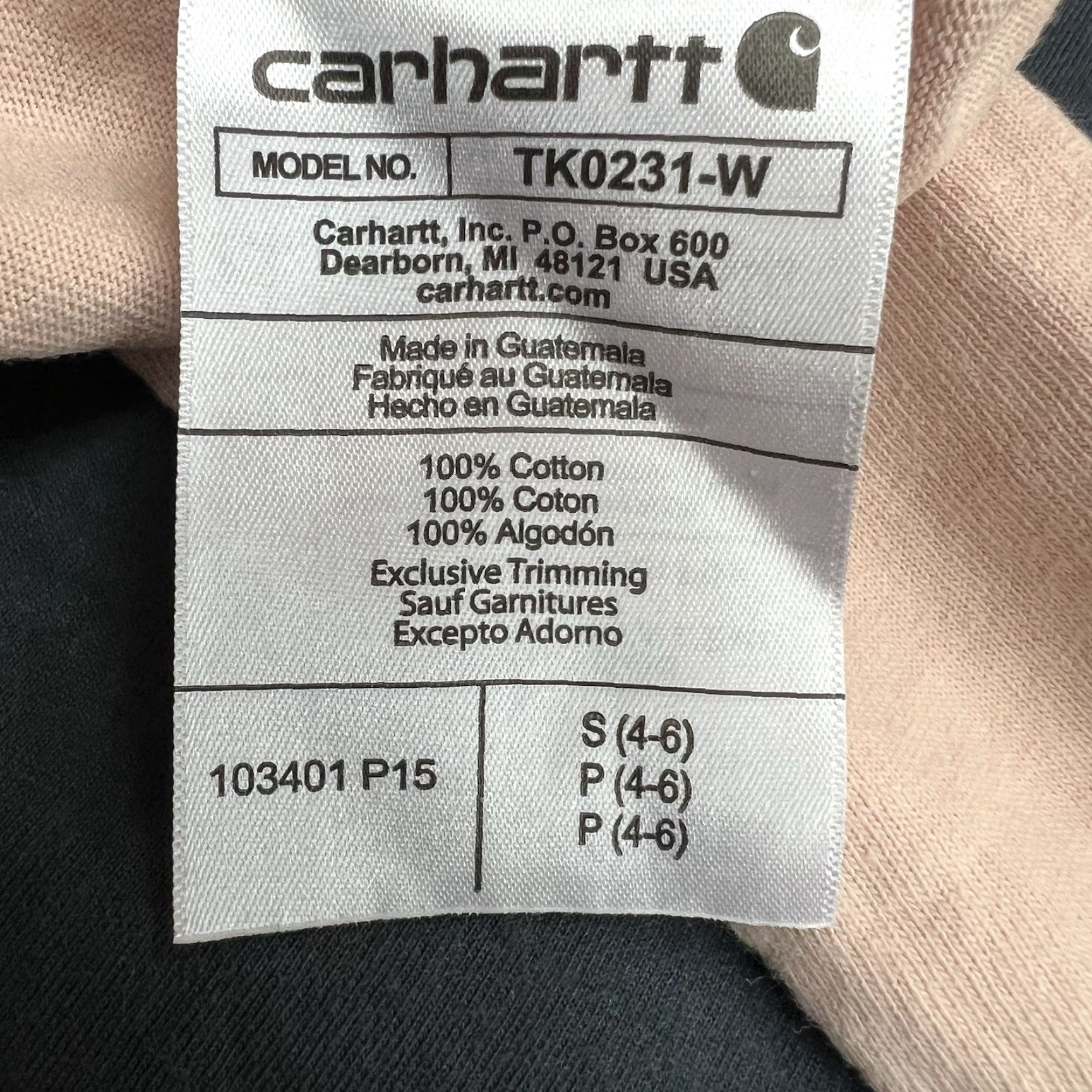 Carhartt Carhartt Loose Fit Long Sleeve T-Shirt Womens Size S Pink LT. Pink Color solid knit cotton casual wear 90s biker outdoor Size S / US 4 / IT 40 - 6 Thumbnail