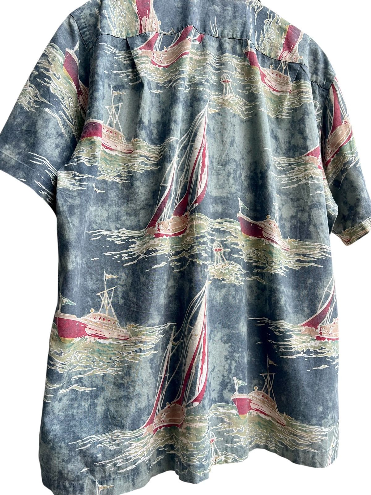 Polo Ralph Lauren VINTAGE POLO RALPH LAUREN CAMP SAILING SHIP MEN SHIRT Size US XL / EU 56 / 4 - 11 Thumbnail