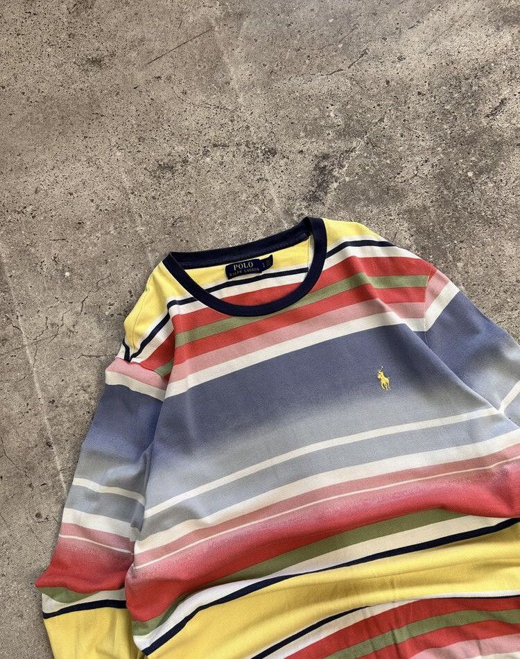 Polo Ralph Lauren Polo Ralph Lauren Cable Knitwear Wool Blue Sweater Y2K Size US L / EU 52-54 / 3 - 6 Thumbnail