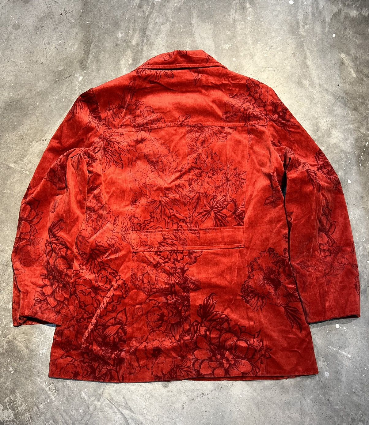 Kenzo 90s KENZO VELVET JACKET Size L / US 10 / IT 46 - 5 Thumbnail