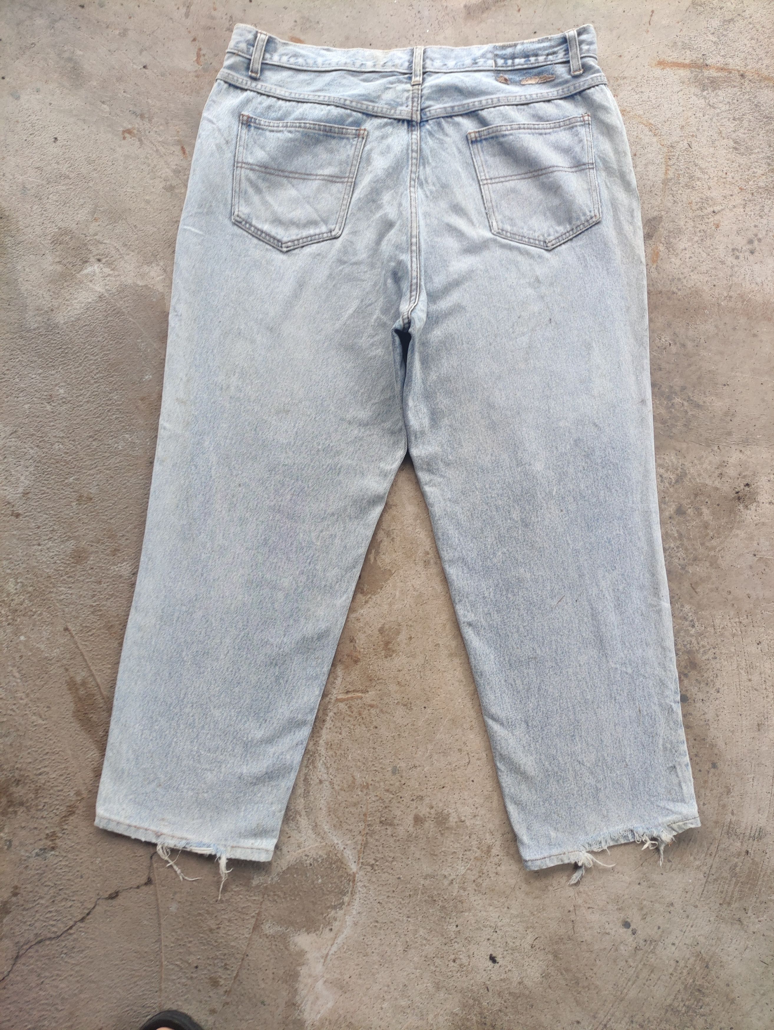 Vintage Japanese jean Distressed Faded Denim Pants
