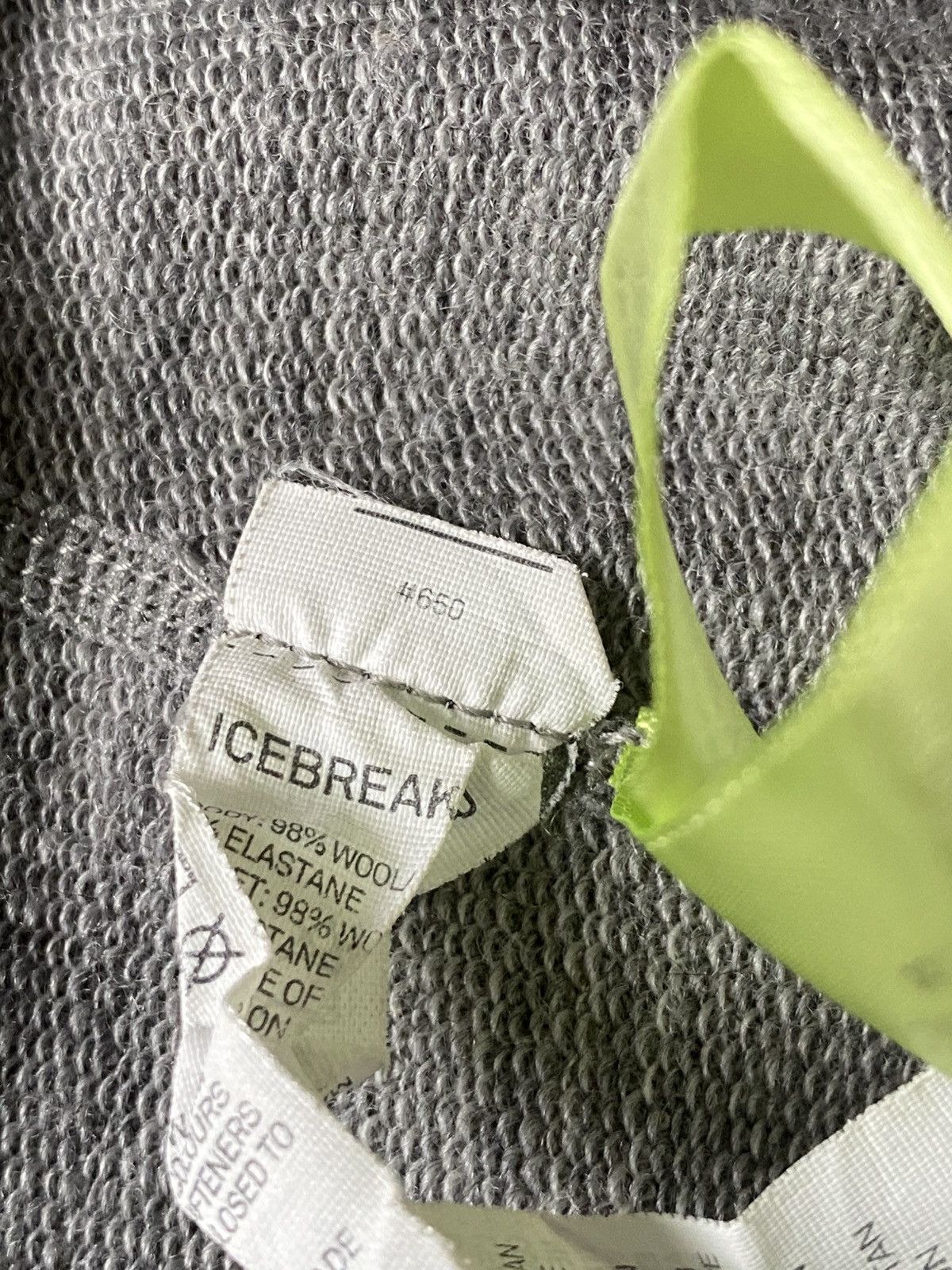 Icebreaker Icebreaker GT Merino Gray And Yellow Zip-Up Jacket Women’s Size S / US 4 / IT 40 - 19 Thumbnail