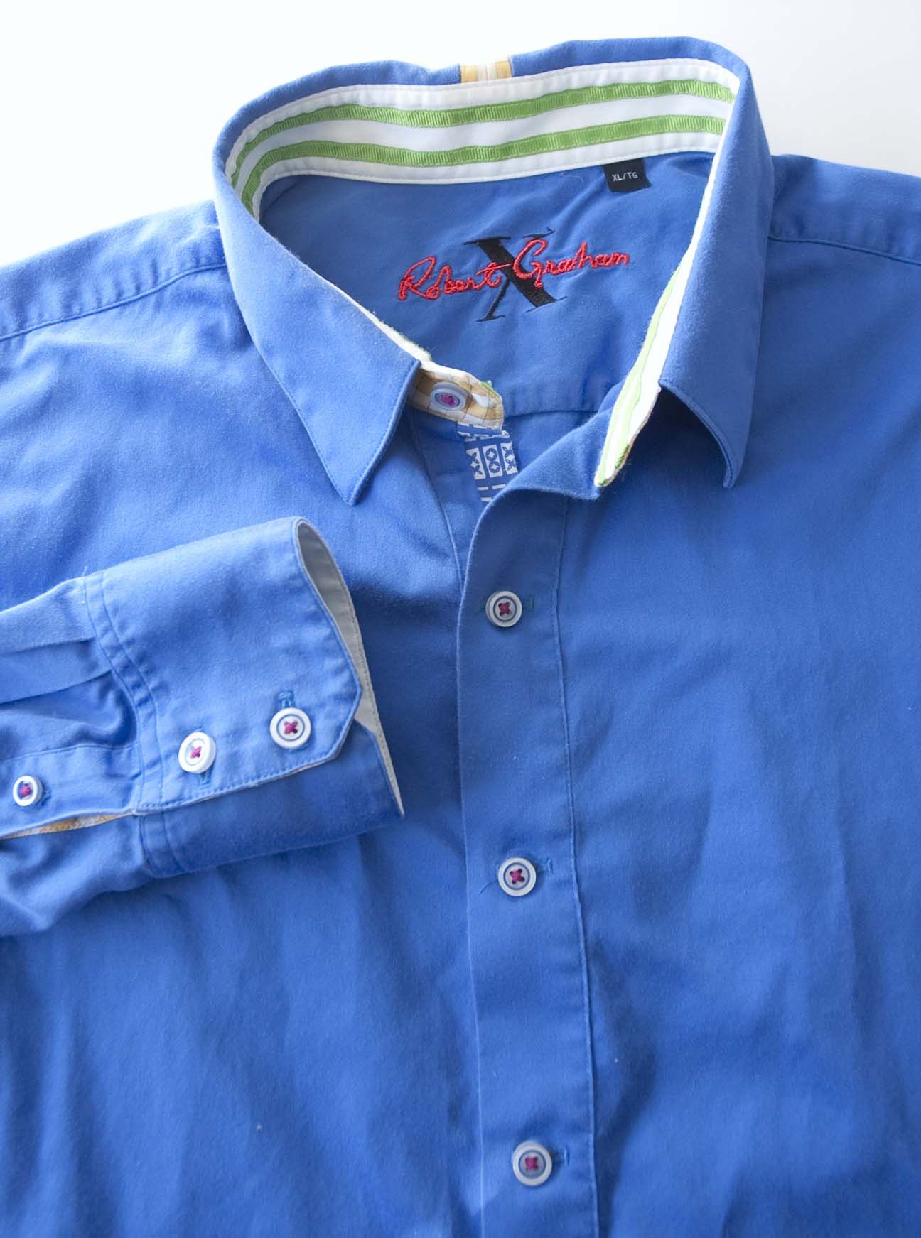 Robert Graham Robert Graham X Shirt Blue Size XL Size US XL / EU 56 / 4 - 2 Thumbnail