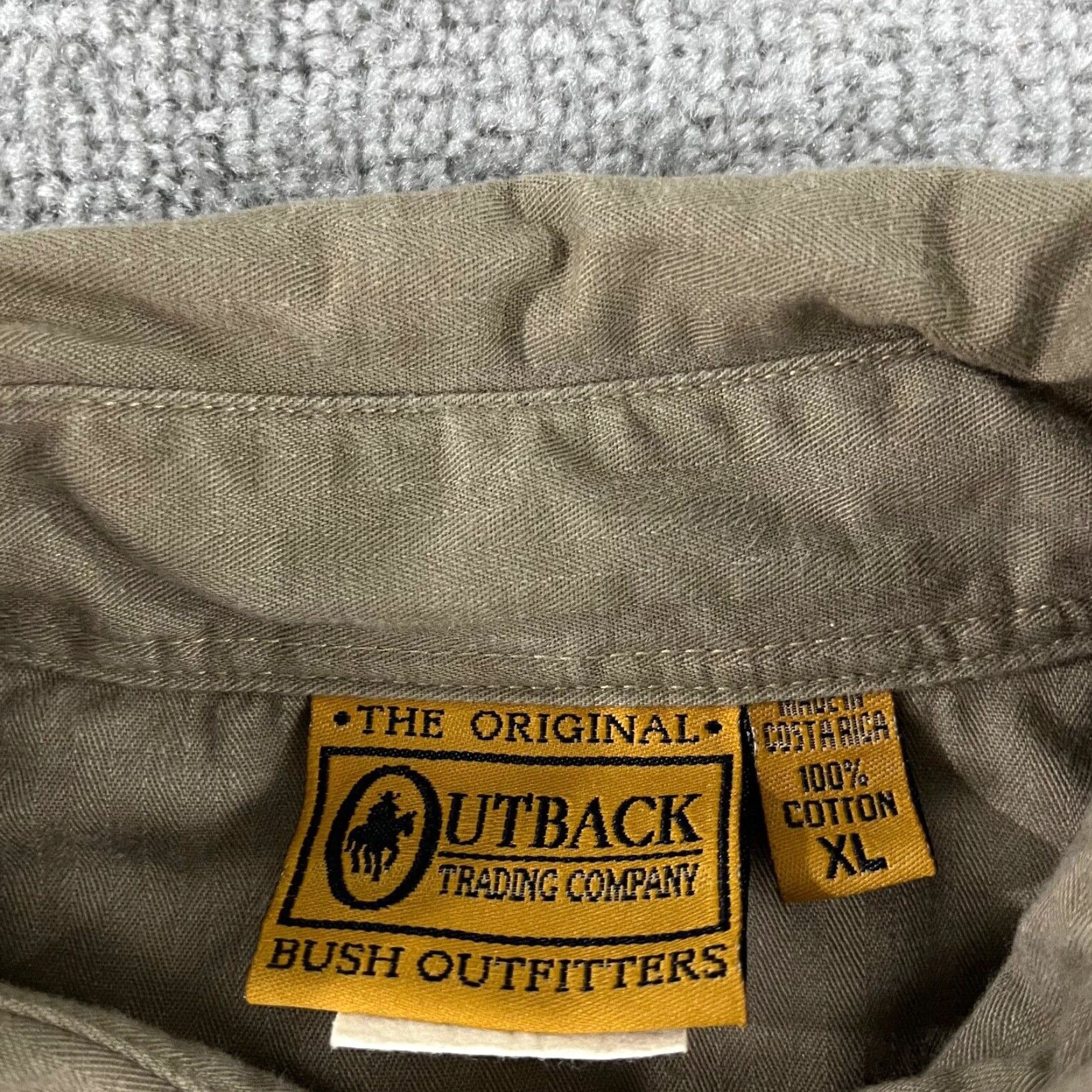 Vintage Outback Trading Jacket Mens XL Brown Snap L/S Workwear Western Bush Outfitters Size US XL / EU 56 / 4 - 2 Thumbnail