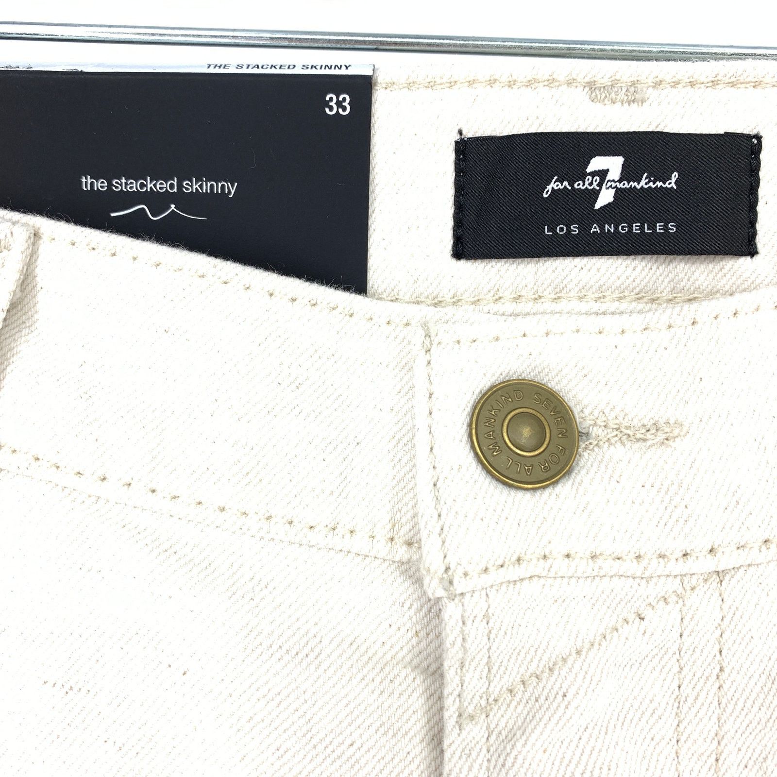 7 For All Mankind 7 For All Mankind Jeans Men's 33 Odyssey The Stacked Skinny Size US 33 - 7 Thumbnail