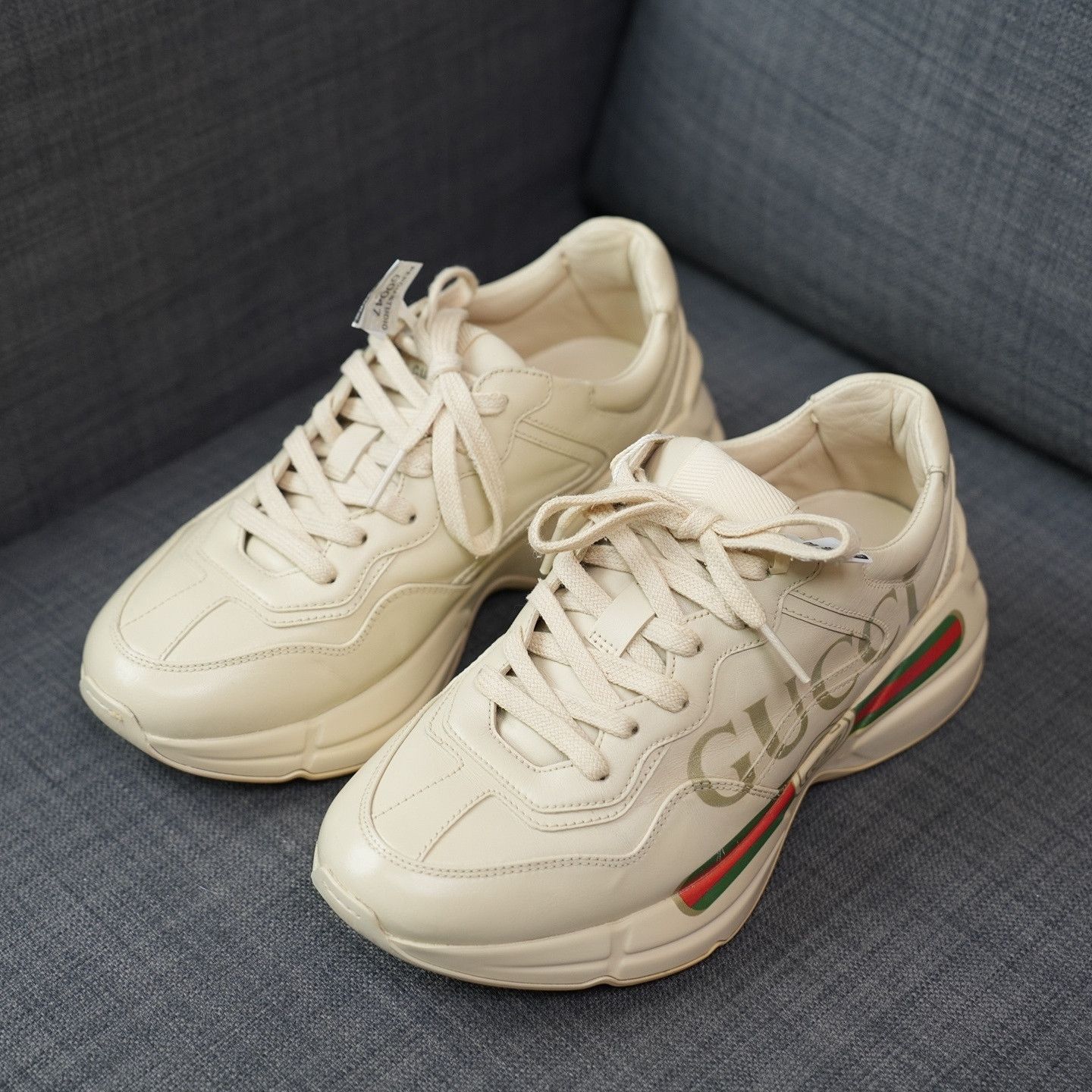 Adidas × Gucci Adidas x Gucci ZX 8000 Beige GG Monogram Size 39 1 