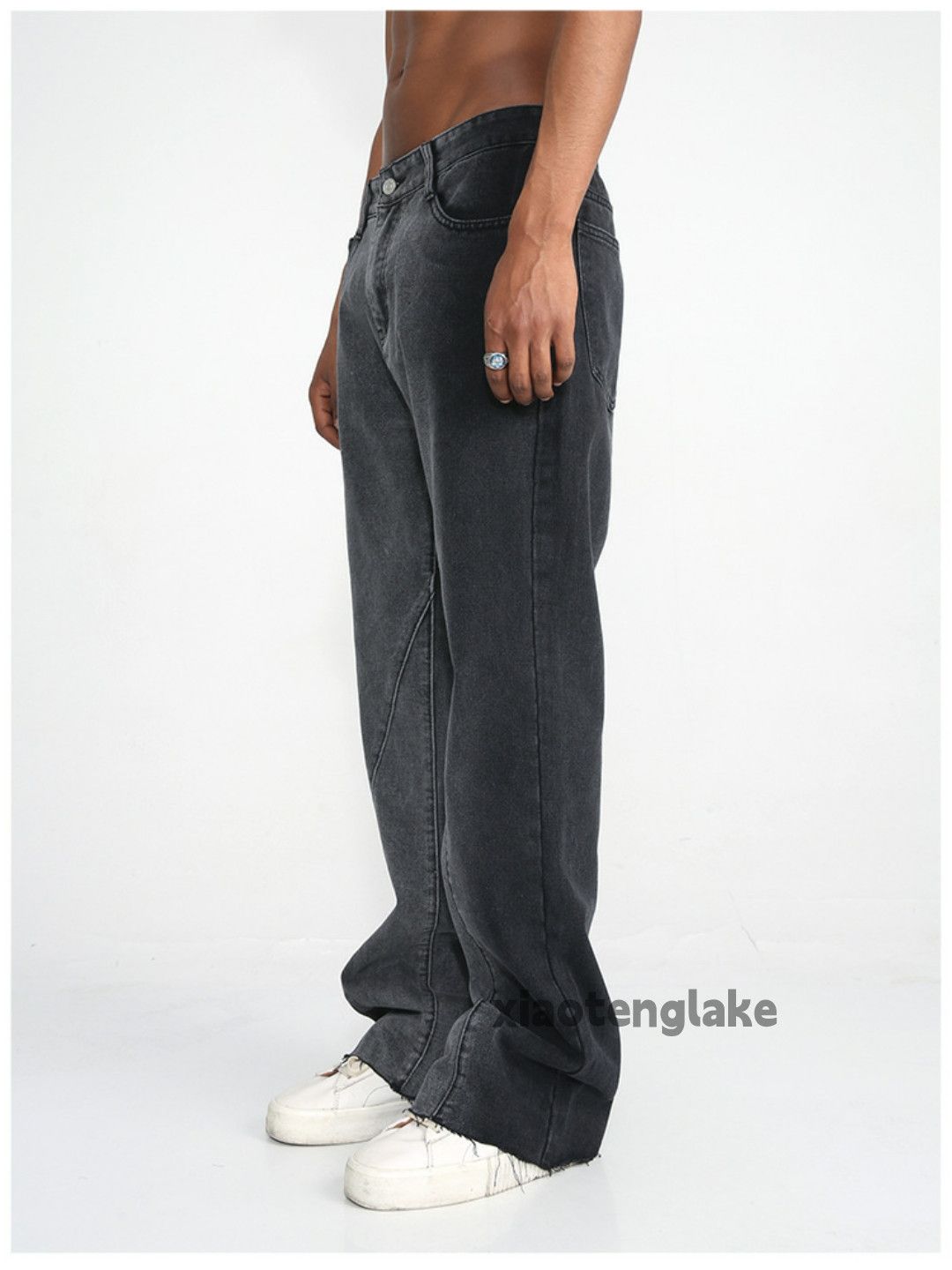 Jean × Vintage washed faded cleanfit yuppie bootcut tie dye jeans Size US 32 / EU 48 - 3 Thumbnail