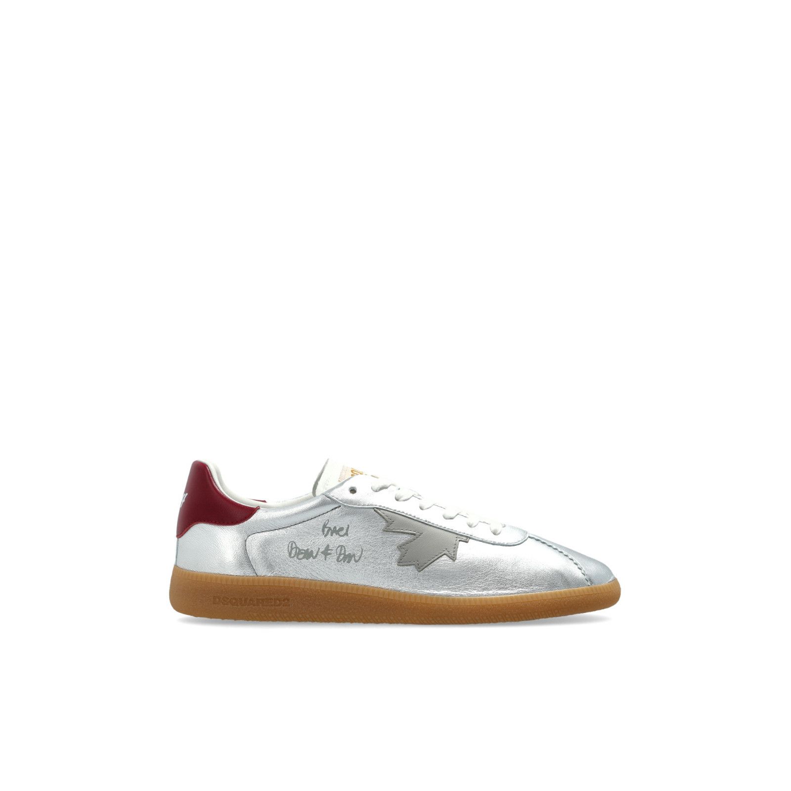 Dsquared2 DSQUARED2 Rebel Silver Sneakers New & Authentic (Men's size: Size US 6 / EU 39 - 1 Thumbnail