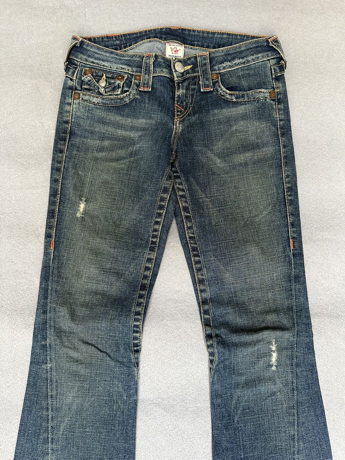 True Religion FLARE True Religion Low Rise Denim Size US 28 / EU 44 - 4 Thumbnail