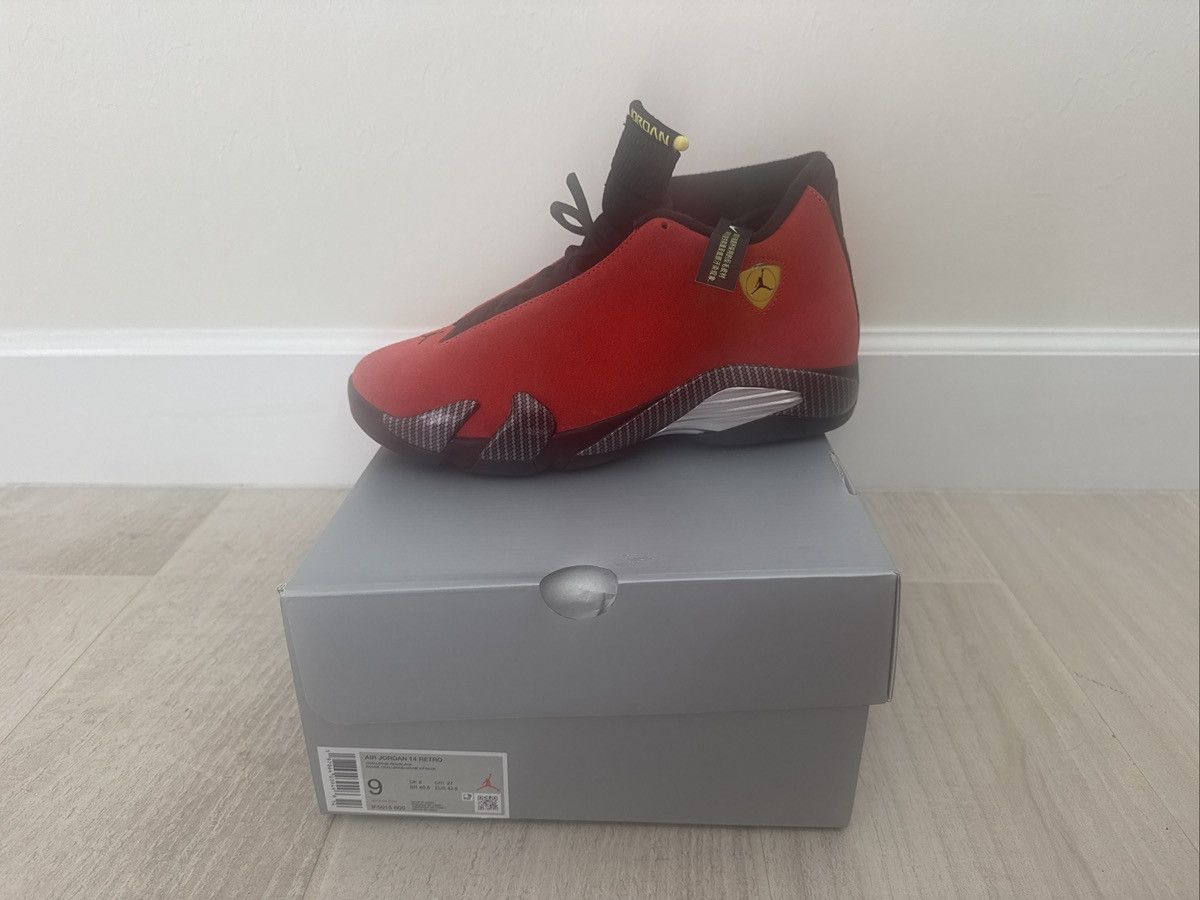Jordan Brand Jordan 14 Challenge Red ,Ferrari Size US 9 / EU 42 - 7 Thumbnail