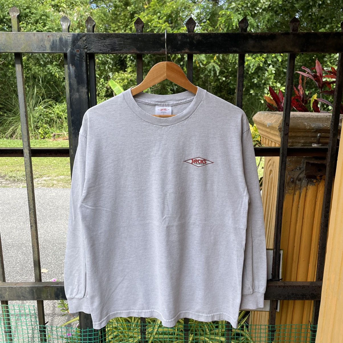Vintage 🔥Vintage 90s Jack Surfboard Big Logo Long Sleeves Tee Size US L / EU 52-54 / 3 - 3 Thumbnail