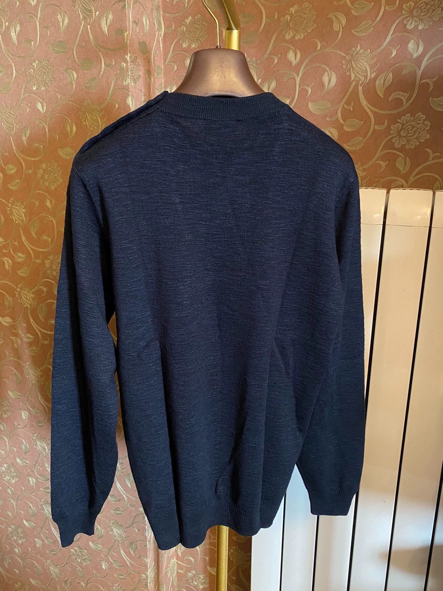 Alfred Dunhill Dunhill 100% Silk Italian Made Sweater MOP Buttons Size US M / EU 48-50 / 2 - 4 Thumbnail