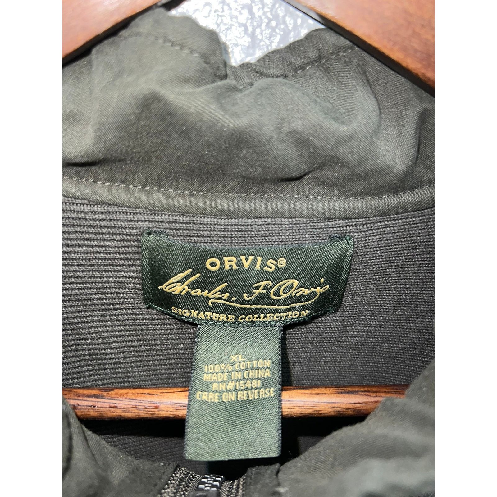 Orvis Orvis Charles F. Orvis Sweater Signature Green 1/4 Zip XL Size US XL / EU 56 / 4 - 7 Thumbnail