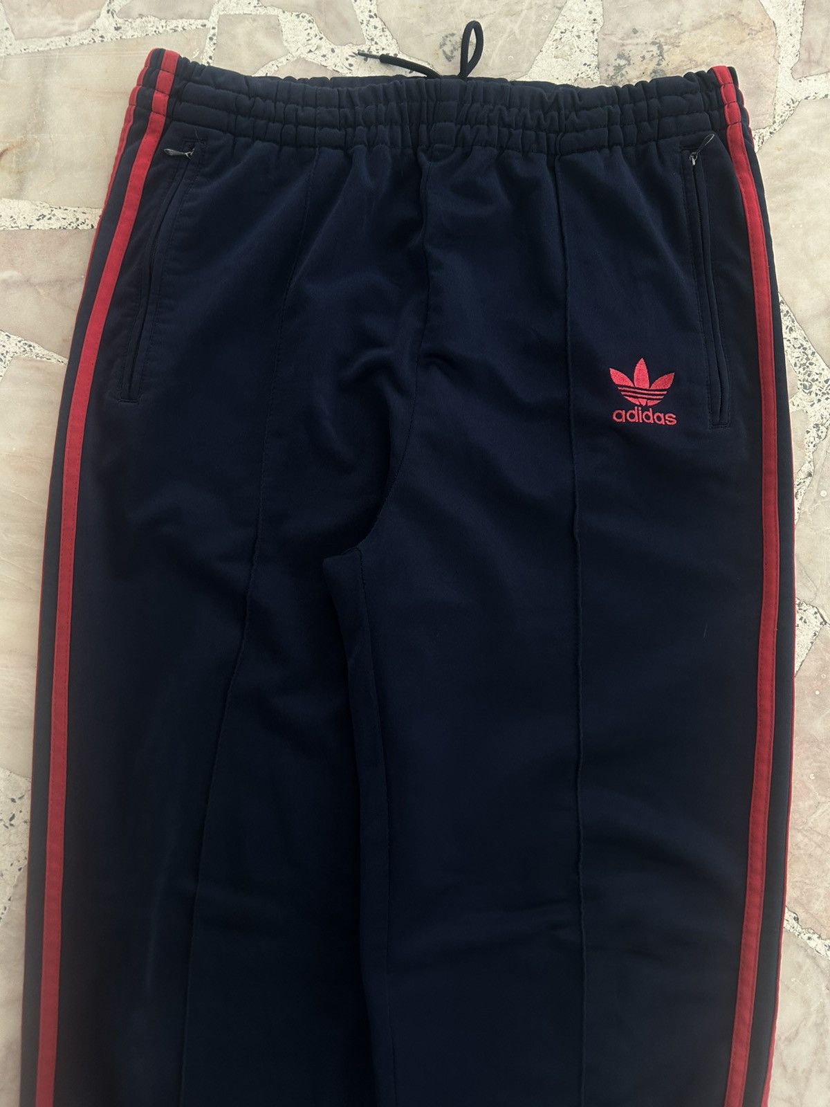 Adidas Adidas Vintage 90s Stripe Blue Red Sweat Pants Size US 30 / EU 46 - 3 Thumbnail