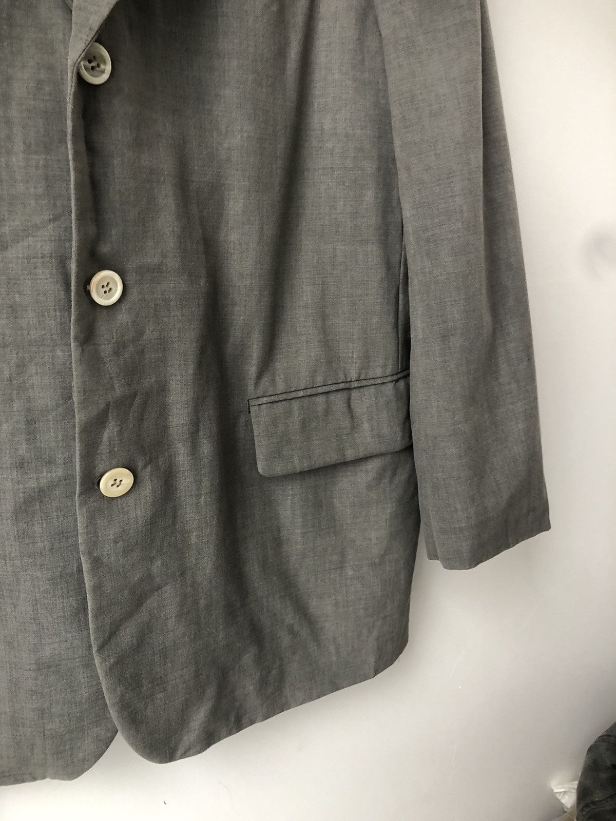 Comme des Garcons × Comme des Garcons Homme × Comme des Garcons Homme Plus Vintage wool blazer Size 44L - 4 Thumbnail