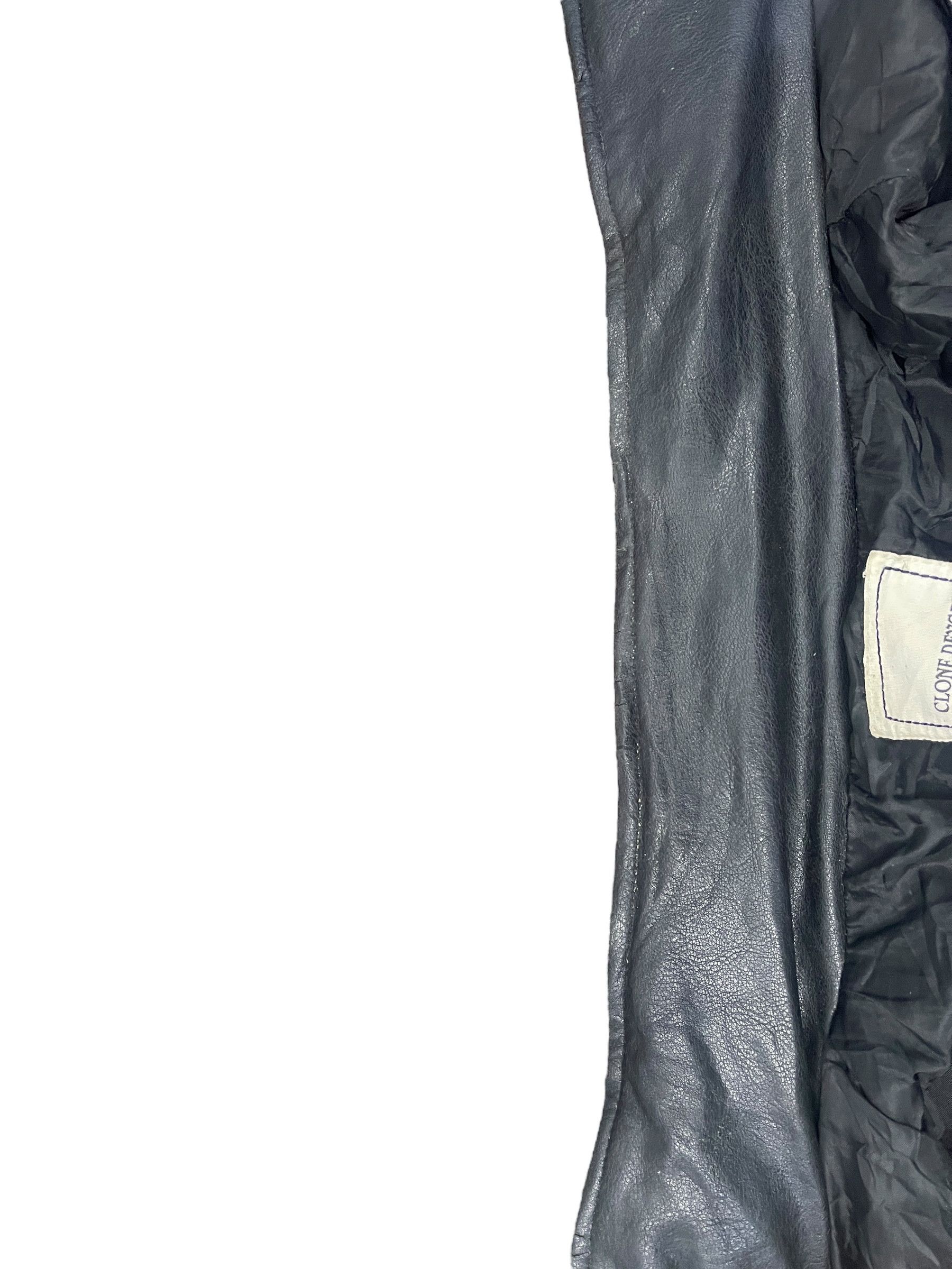 Japanese Brand Vintage Clone Devgru Leather Jacket Size US M / EU 48-50 / 2 - 11 Thumbnail