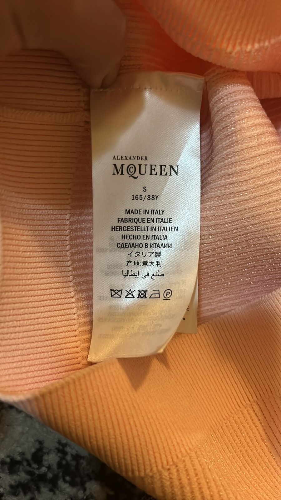 Alexander McQueen Alexander McQueen Tint Pink Off Shoulder Top Size S Size S / US 4 / IT 40 - 5 Thumbnail
