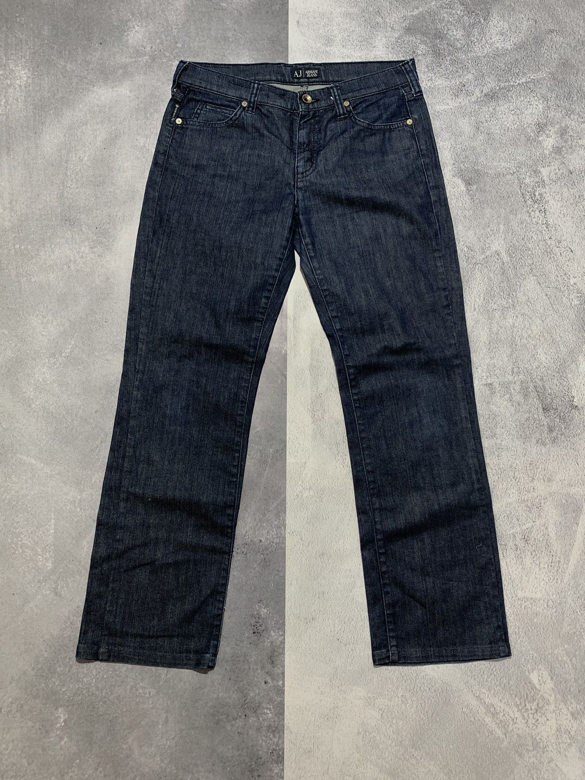 Armani × Vintage Vintage Y2K Armani Jeans denim faded streetwear size 29 Size 29" - 4 Thumbnail