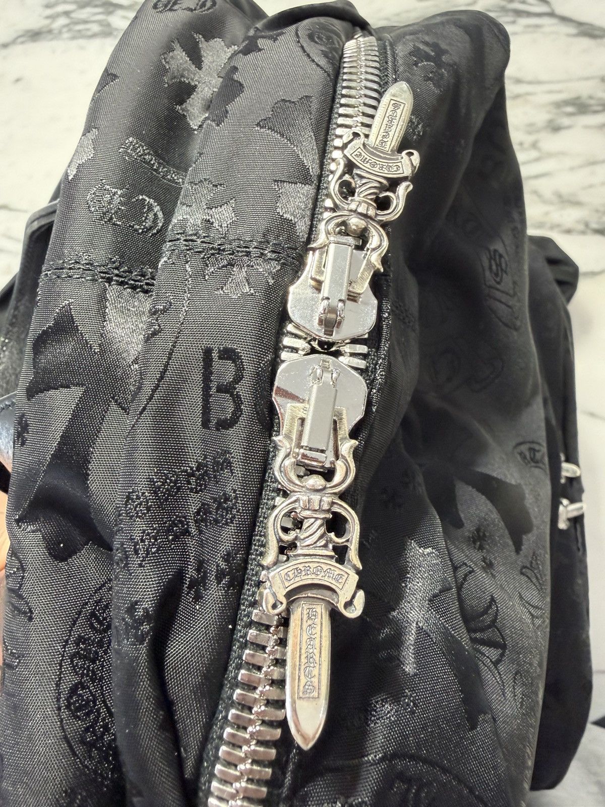 Chrome Hearts CHROME HEARTS 7TH GRADE NYLON BACKPACK BLACK Size ONE SIZE - 17 Thumbnail