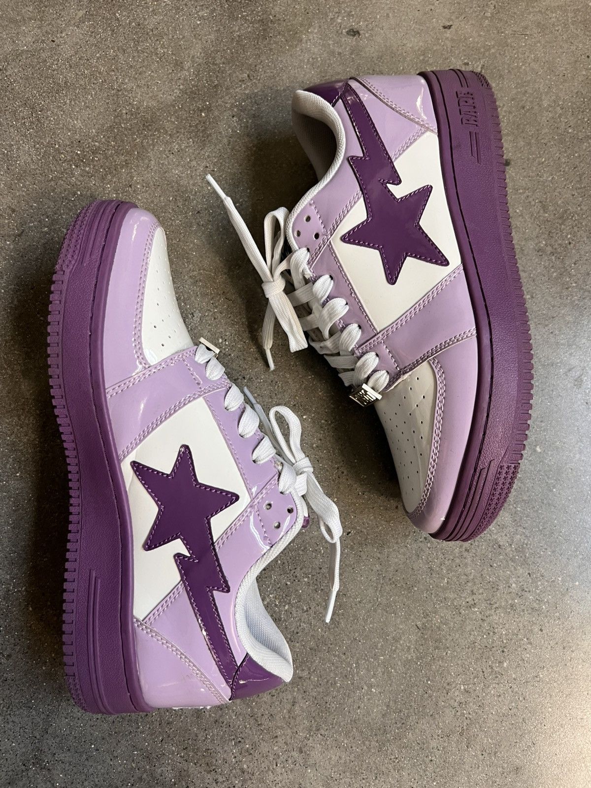 Bape Bape 20th Anniversary Purple/White Bapesta Size US 8.5 / EU 41-42 - 2 Thumbnail