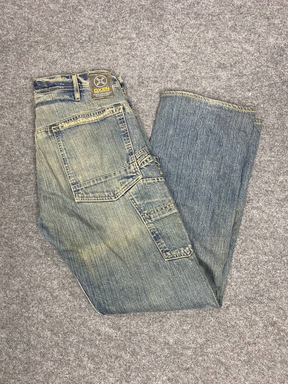 Japanese Brand vintage japanese brands double knee denim Size US 35 - 2 Thumbnail