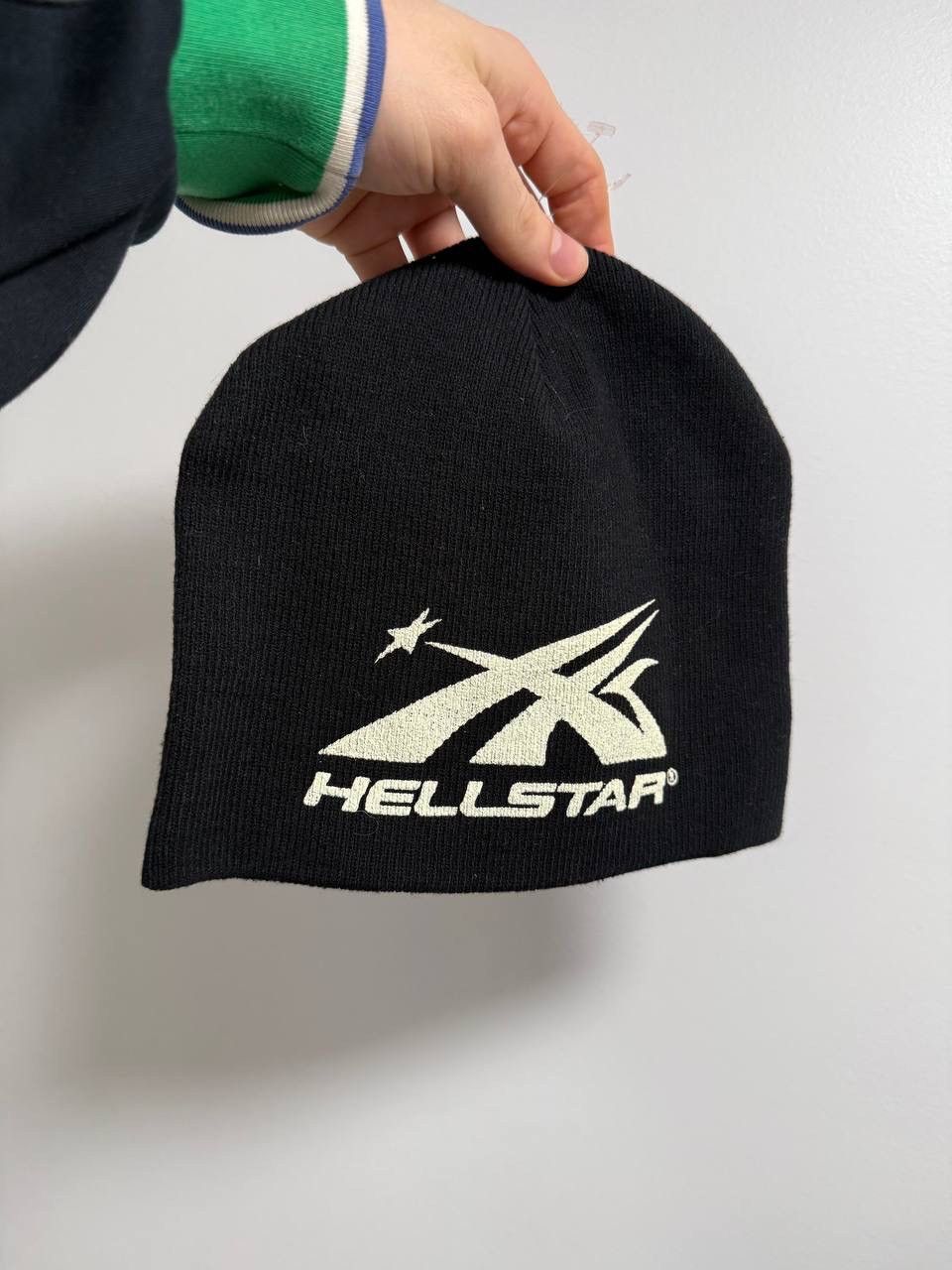 HELLSTAR Hellstar Beanie Star Black and white Size ONE SIZE - 1 Thumbnail