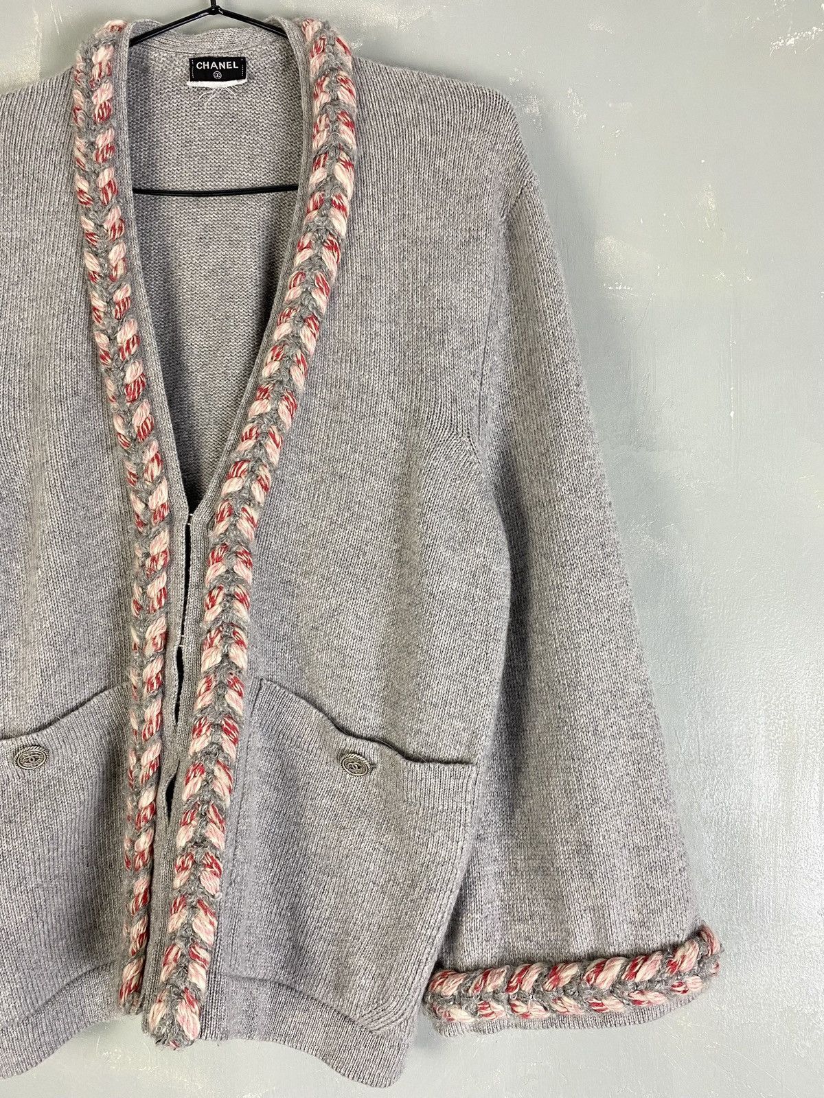 Chanel Chanel Cashmere Rope Accent Cardigan Size M / US 6-8 / IT 42-44 - 5 Thumbnail