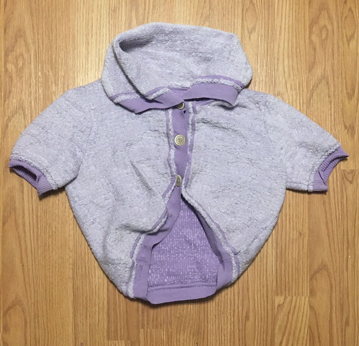 Jacquemus Jacquemus' Le Cardigan Campana Purple Crop Top EU38 Size XS / US 0-2 / IT 36-38 - 5 Thumbnail