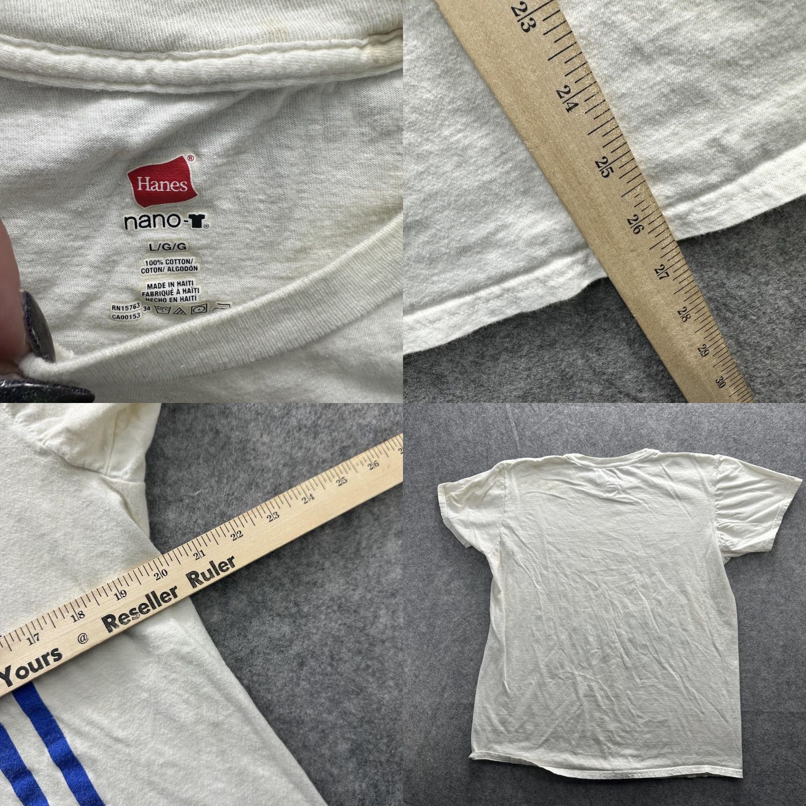 Hanes VINTAGE Bud Light Shirt Mens L White Blue Beer Graphic Promo Hanes Nano-T Size US L / EU 52-54 / 3 - 8 Thumbnail
