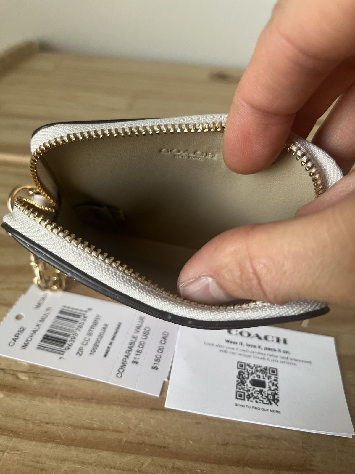 Coach Coach zip card case with strawberry printed Size ONE SIZE - 6 Thumbnail