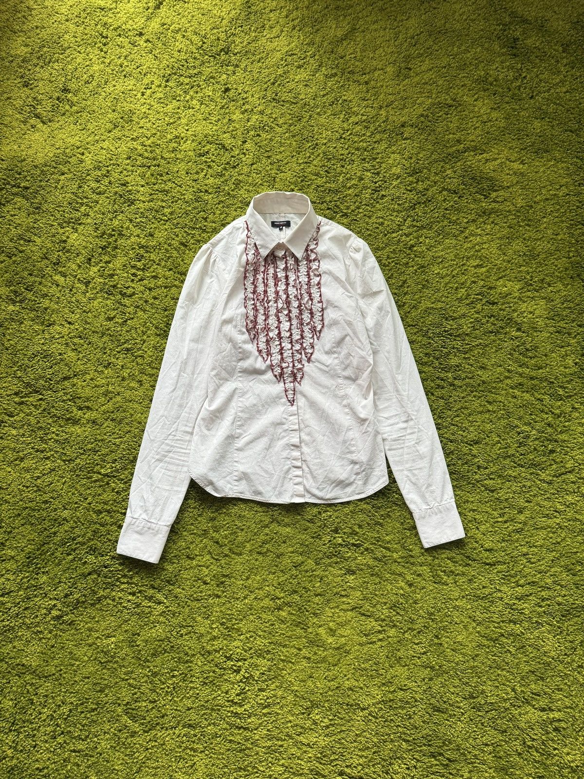 Designer × Miss Sixty × Vintage Miss Sixty Y2K vintage Victorian baroque shirt blouse Size S / US 4 / IT 40 - 1 Thumbnail