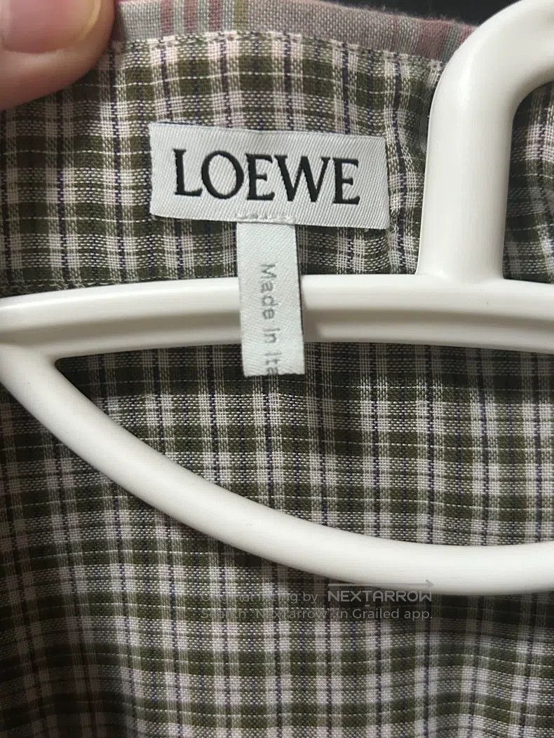 Loewe Loewe size 41 Pink Checkered Short Sleeve Shirt Size US XXS / EU 40 - 2 Thumbnail