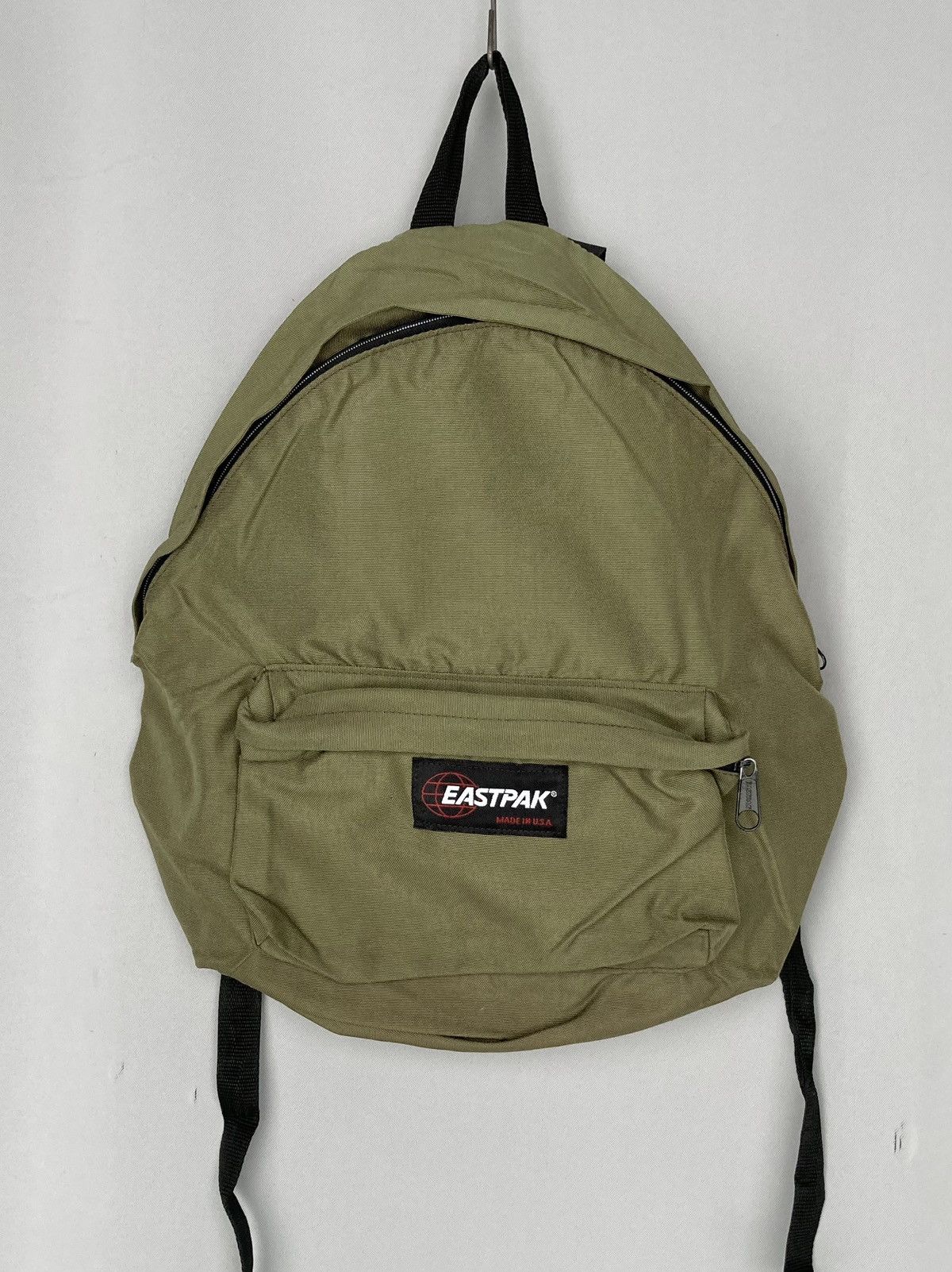 Eastpak × Vintage Vintage Made in USA Eastpak Khaki Olive Green Backpack Size ONE SIZE - 3 Thumbnail