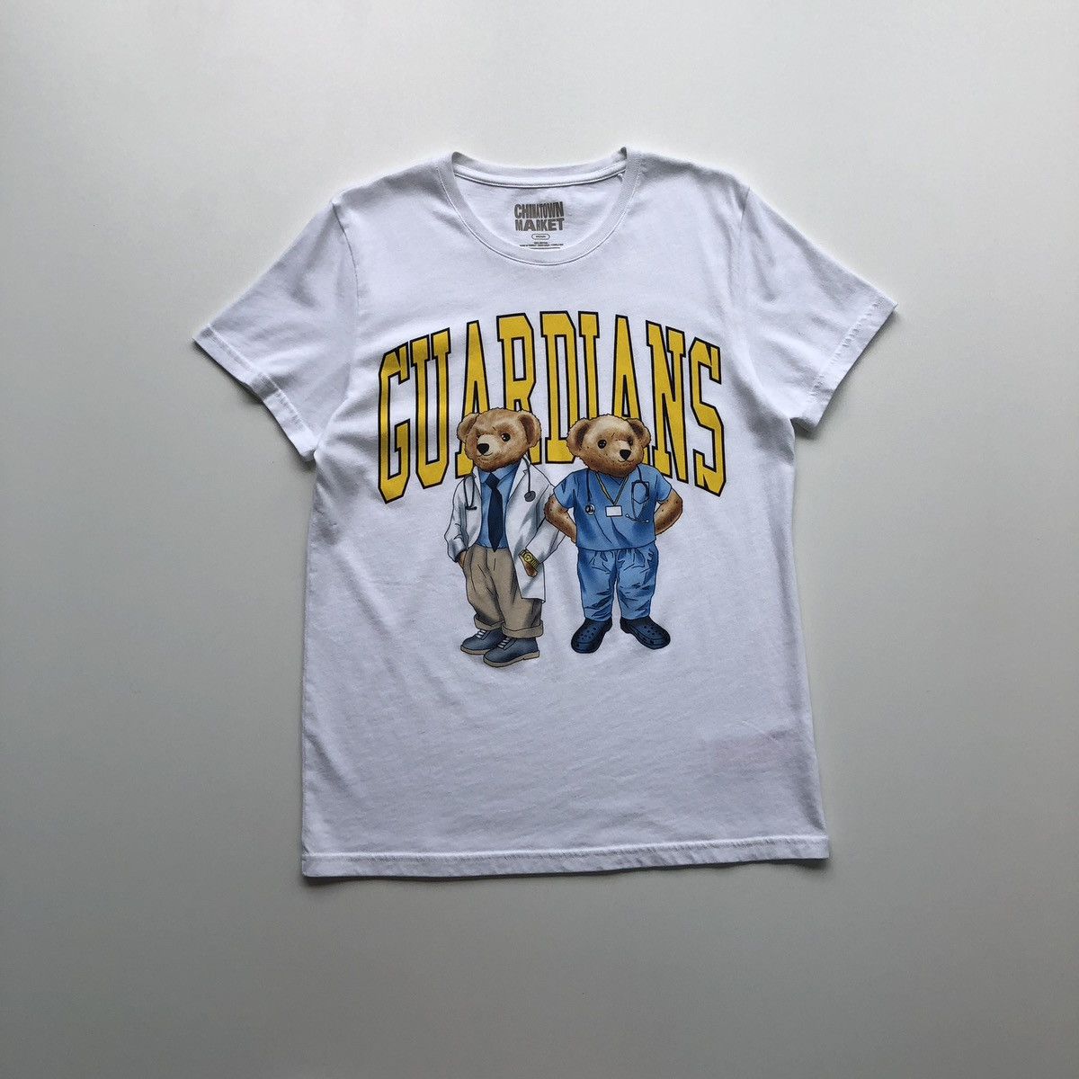 Other Chinatown Market Guardians Bear Printed T-Shirt White Size US M / EU 48-50 / 2 - 1 Thumbnail