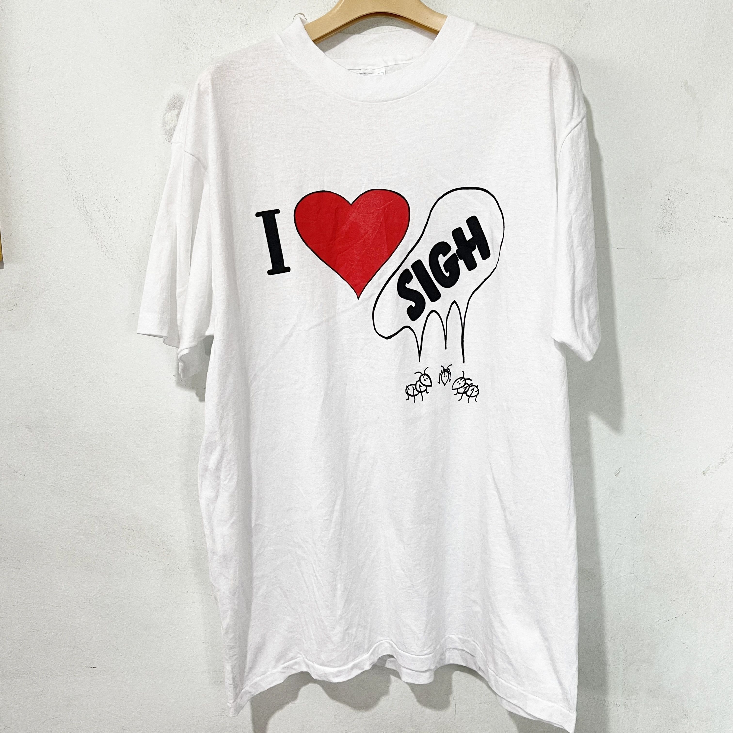 Vintage Vintage 90s I Love Sight T-Shirt Size US L / EU 52-54 / 3 - 1 Thumbnail