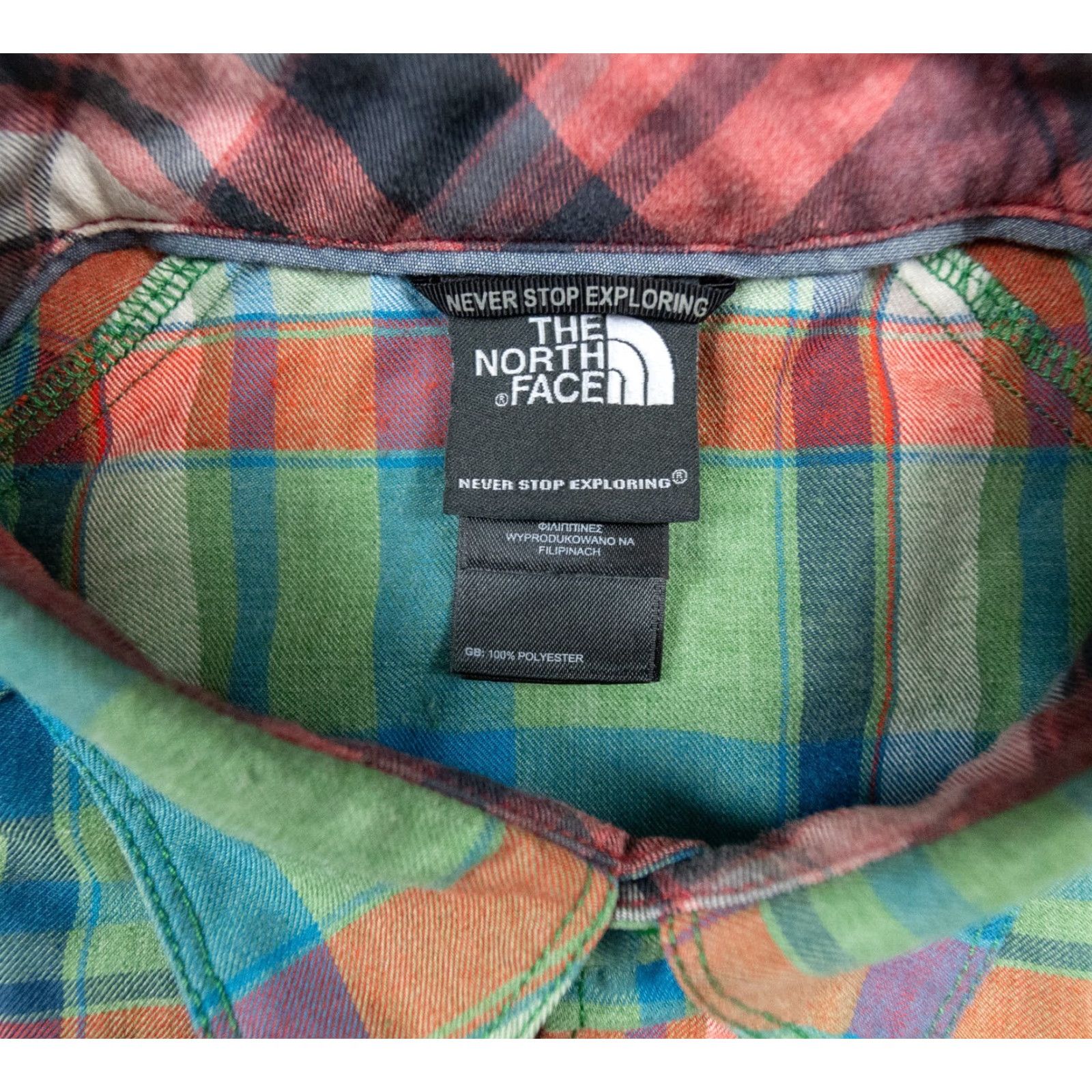 The North Face The North Face Shirt Mens Large Green Button Down Long Sleeve Plaid Outdoors Size US L / EU 52-54 / 3 - 6 Thumbnail