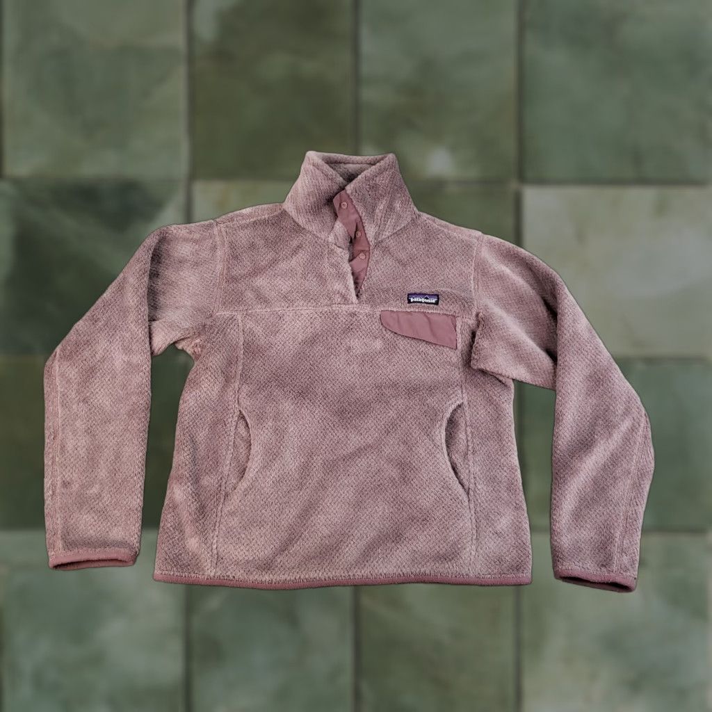 Patagonia Patagonia Snap-T Sweater Womens Small Pink Fleece Pullover Outdoors 25441F9 Size S / US 4 / IT 40 - 1 Thumbnail