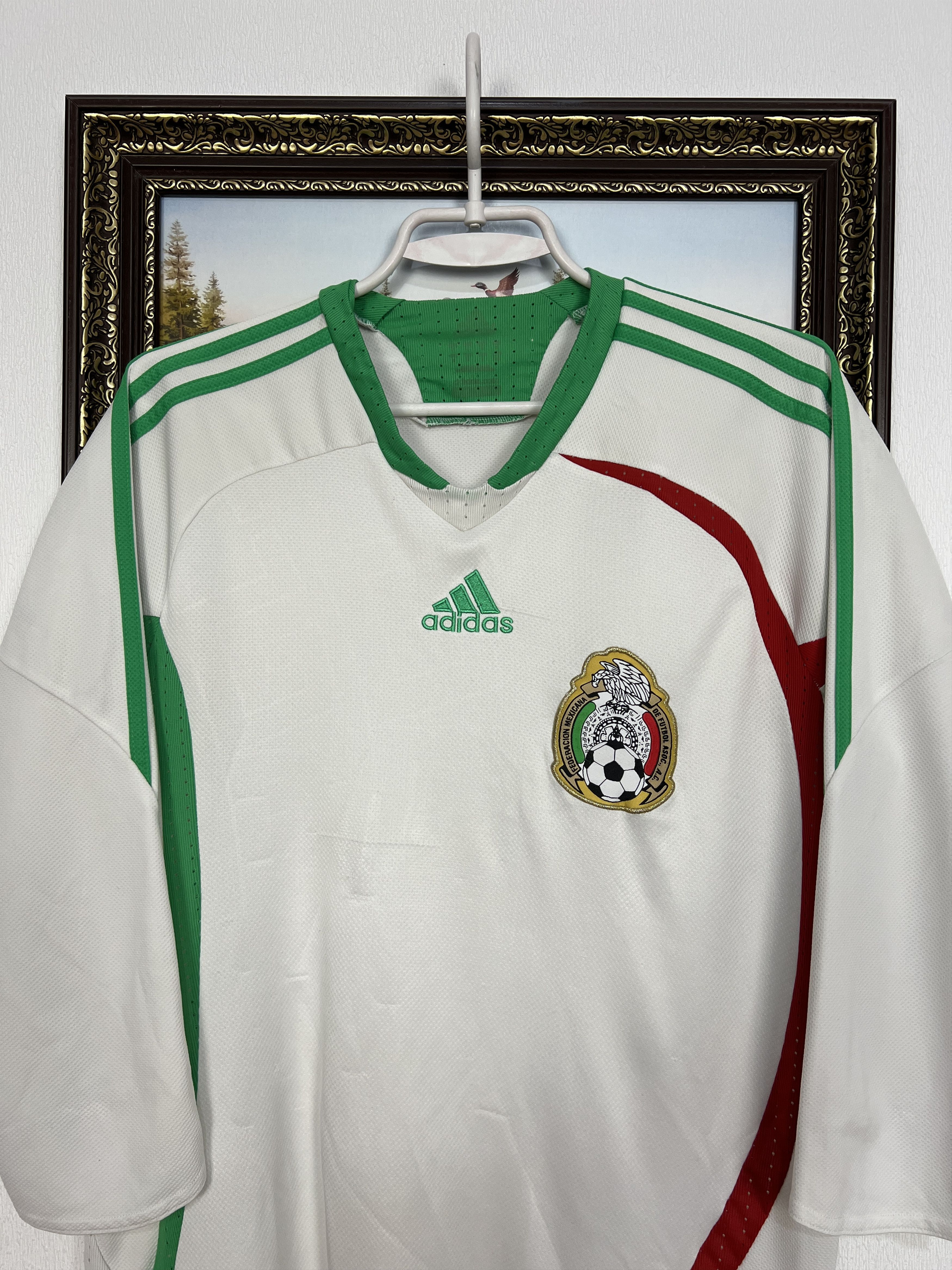 Adidas Mexico Away football shirt 2008 Soccer Adidas Jersey Trikot Size US M / EU 48-50 / 2 - 2 Thumbnail