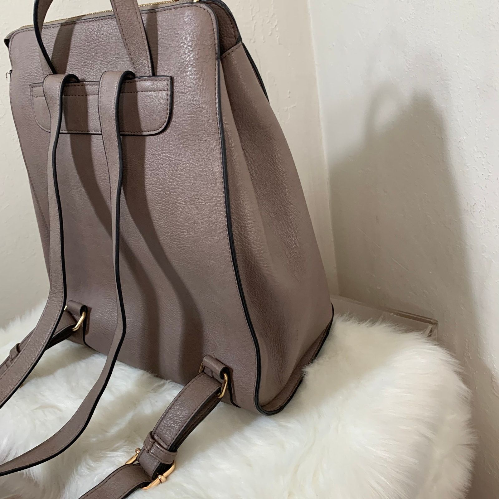 Dune London Dune London Womens Backpack Brown Faux Leather with Wallet Size ONE SIZE - 11 Thumbnail