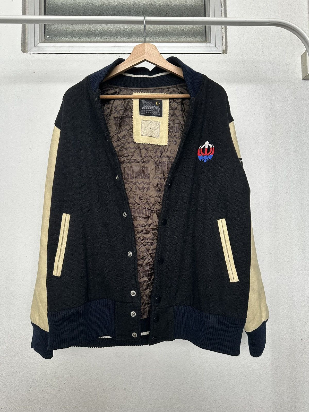 Japanese Brand 00’s Novadelic x WHIM G.F.D stadium varsity jacket Size US L / EU 52-54 / 3 - 10 Thumbnail