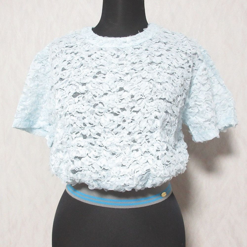 Other LILY BROWN LILY BROWN Lace Blouse Textile Tops LWCT242074 DUTY FREE for USA