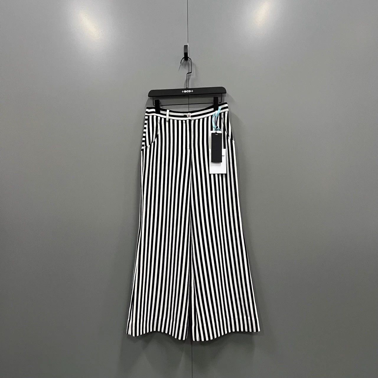 Chanel CHANEL black and white stripe pants 40 Size 28" / US 6 / IT 42 - 4 Thumbnail